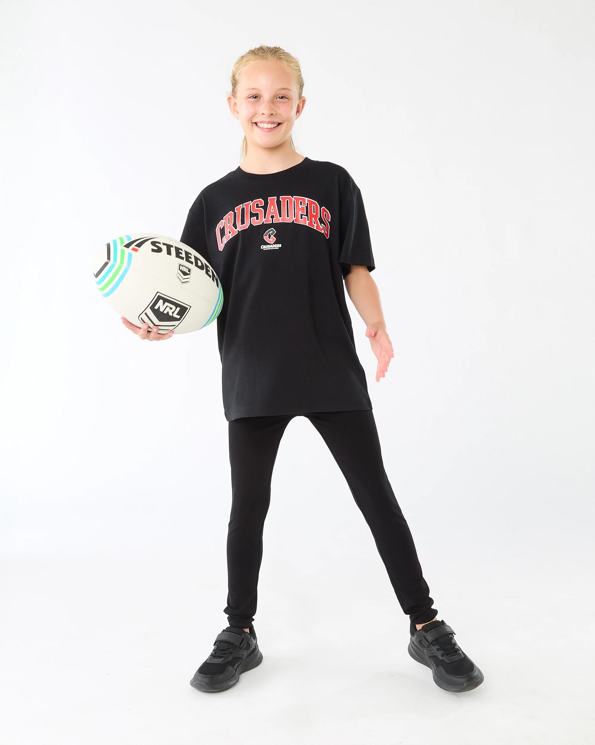 6 Official Super Rugby Youth Jersey T-shirt Crusaders, 6 of 6