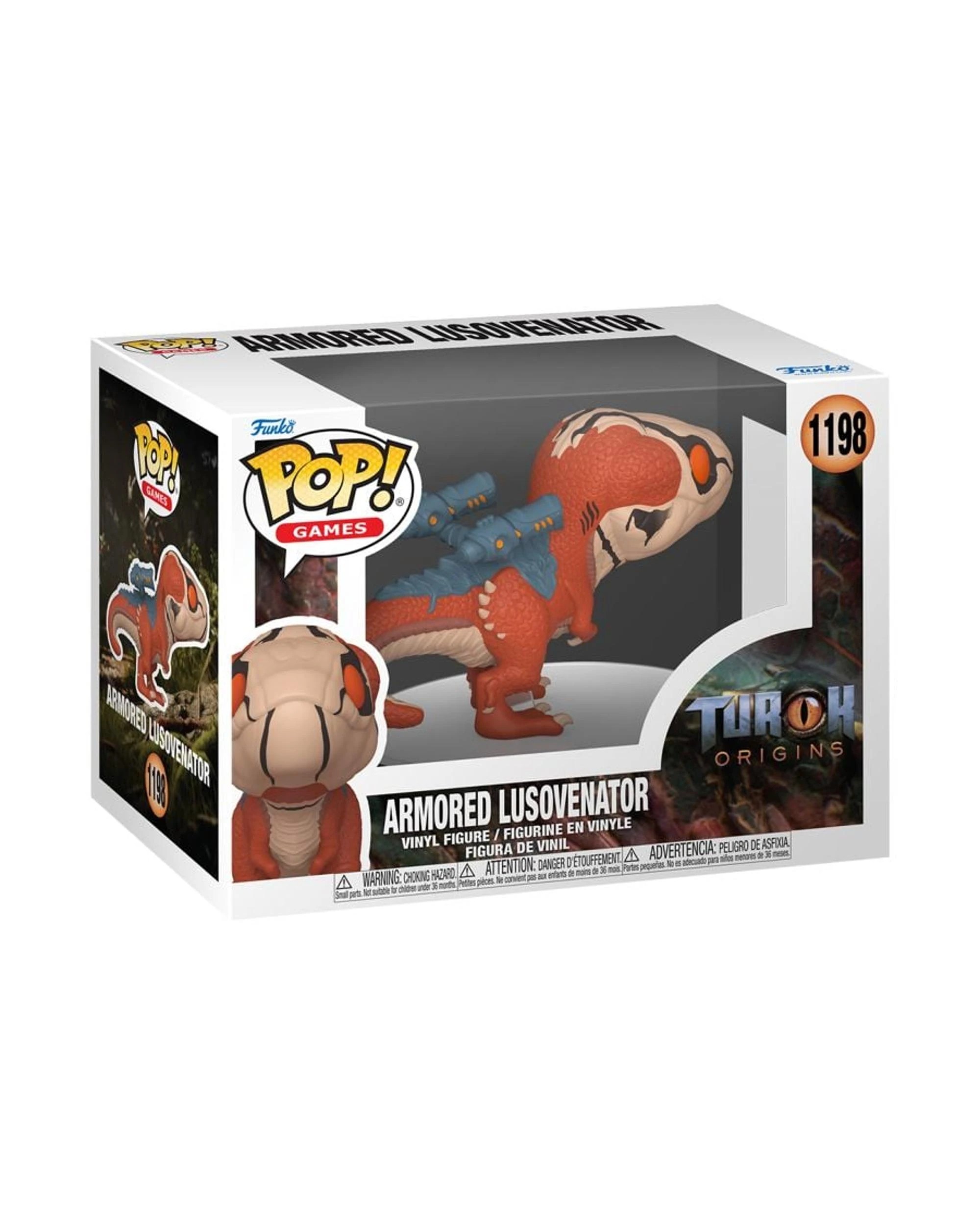 3 Turok Origins Armored Lusovenator Funko POP! Vinyl, 3 of 3