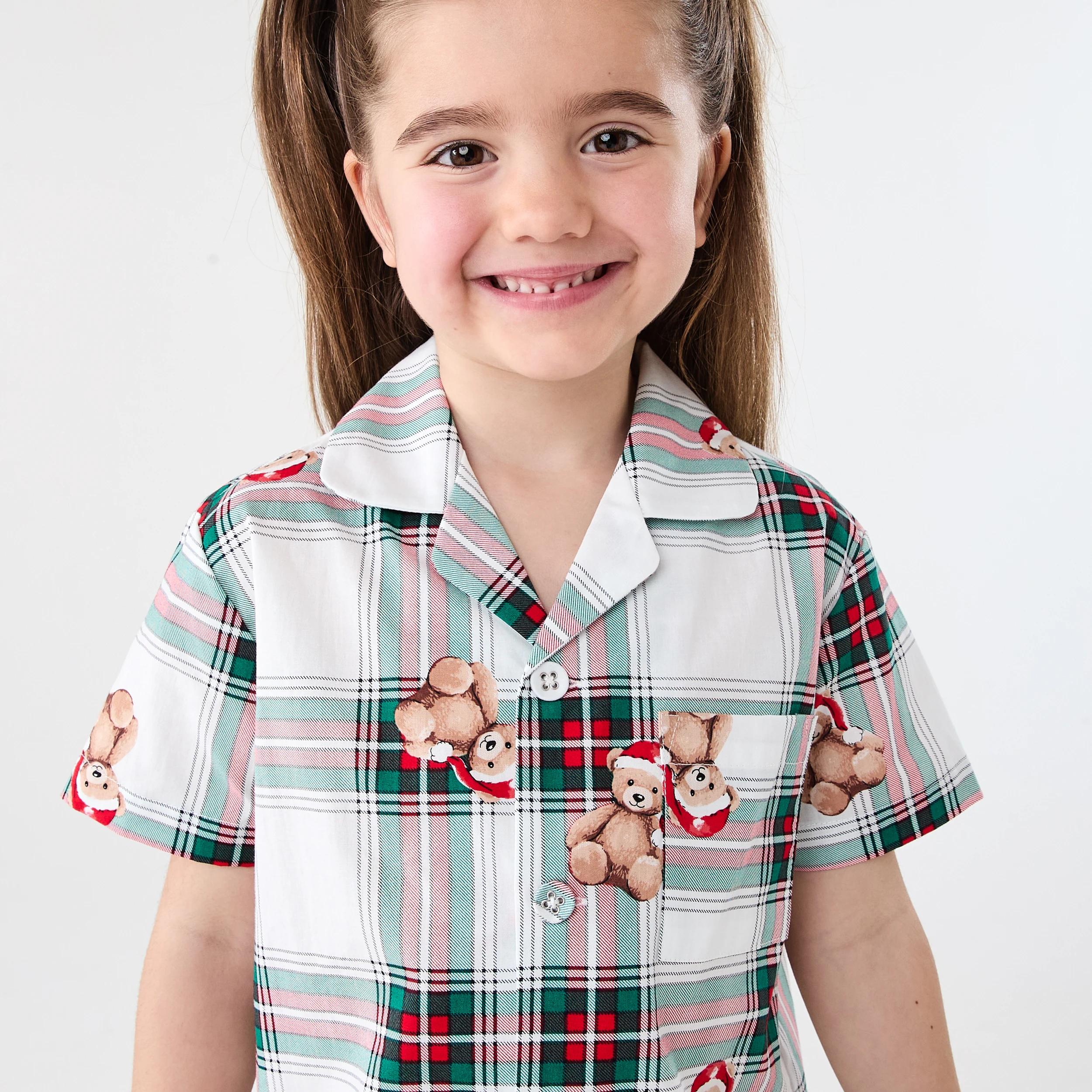 3 Christmas Check Family Matching Pyjama Set Bear Check, 3 of 8