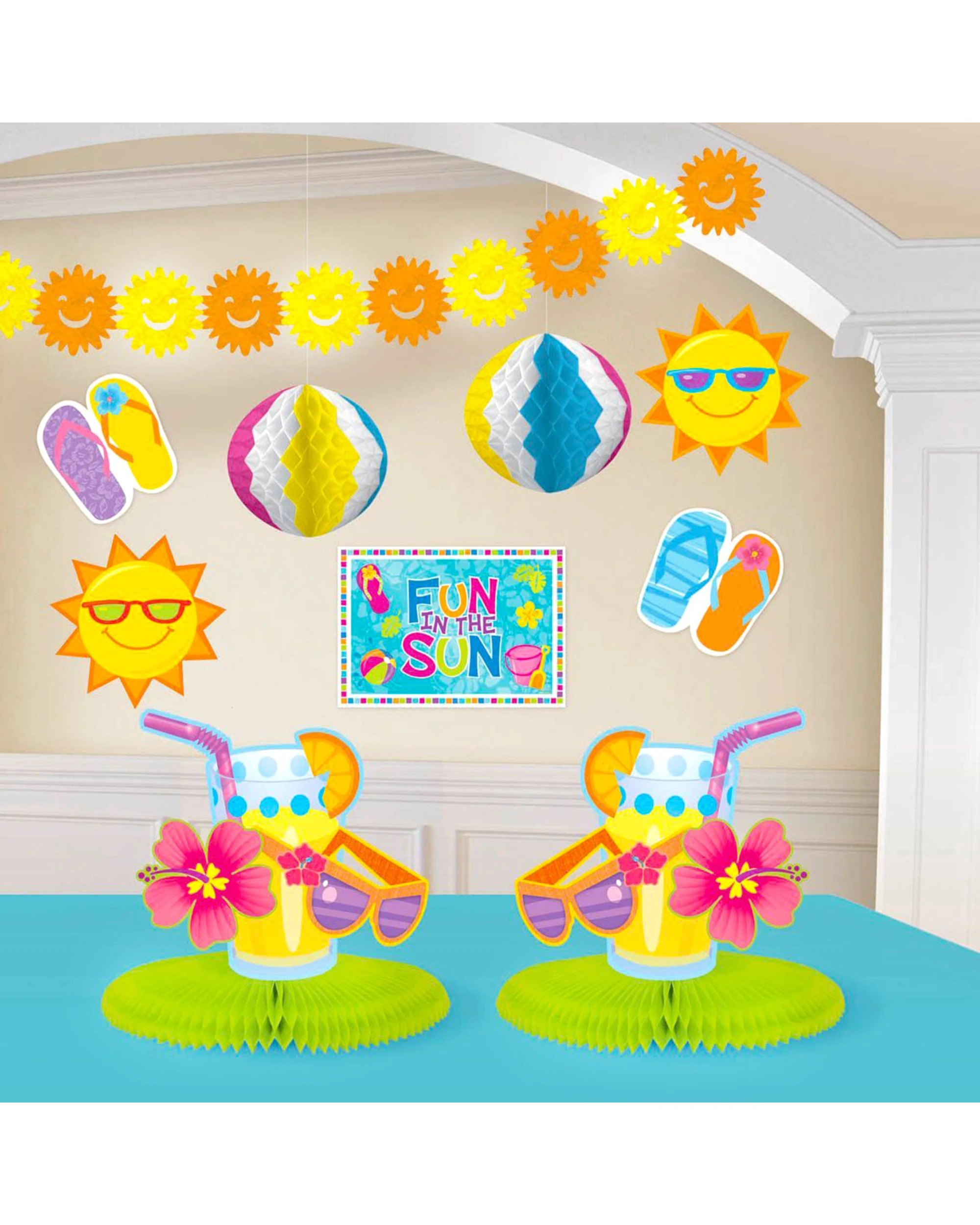 1 Anagram Fun In The Sun Room Decorating Kit, 1 of 1