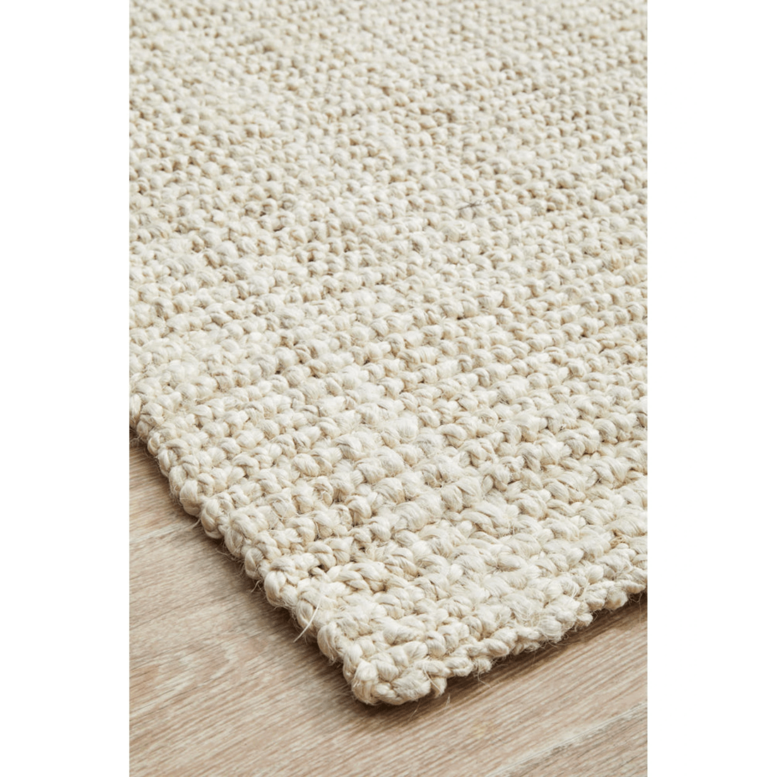 5 Rug Culture Atrium Barker Bleach 100% Jute Hand-loomed Rug - 230 x 320 cm, White - White, 5 of 7