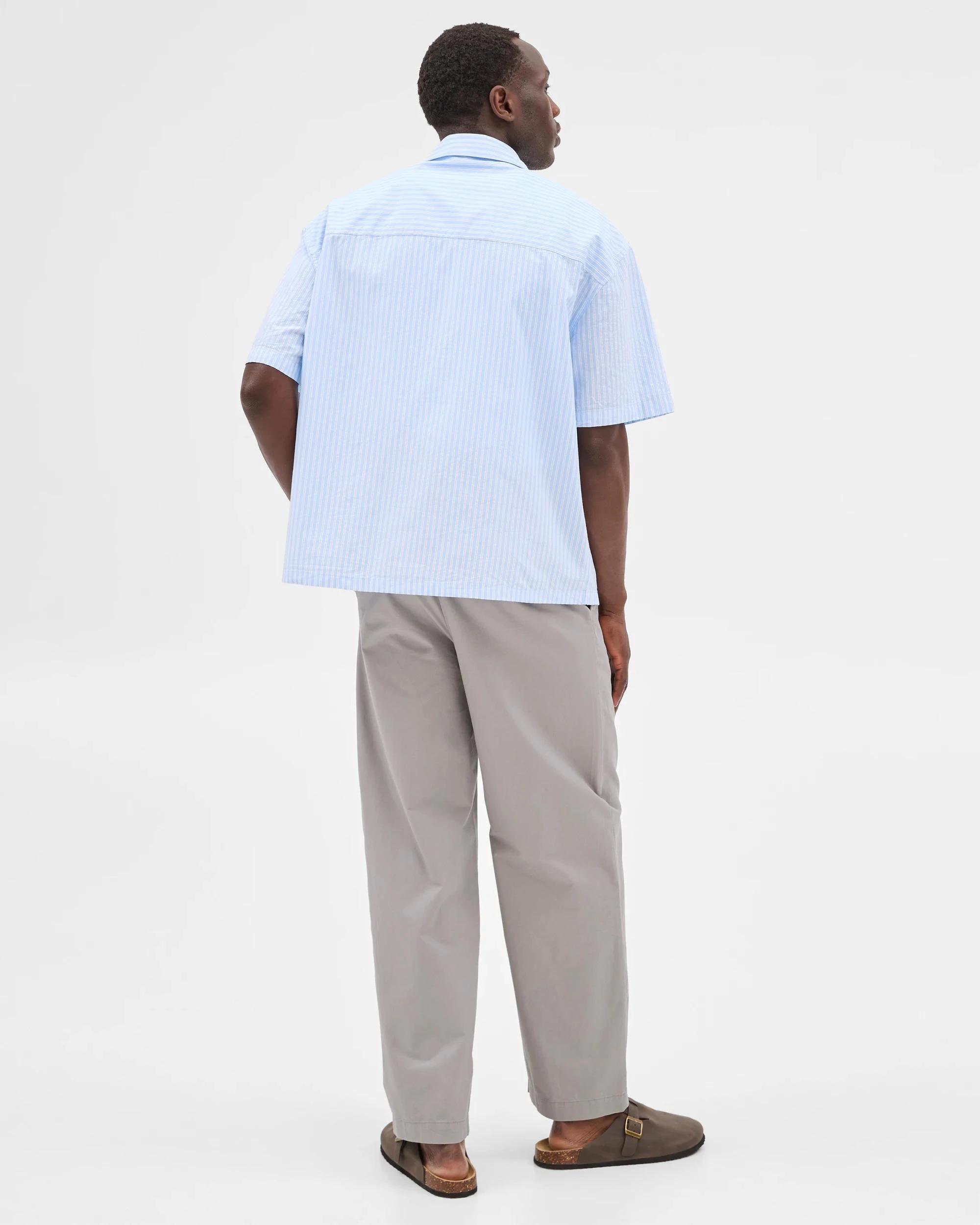 7 Australian Cotton Stripe Shirt - Commons BLUE / STRIPE, 7 of 7