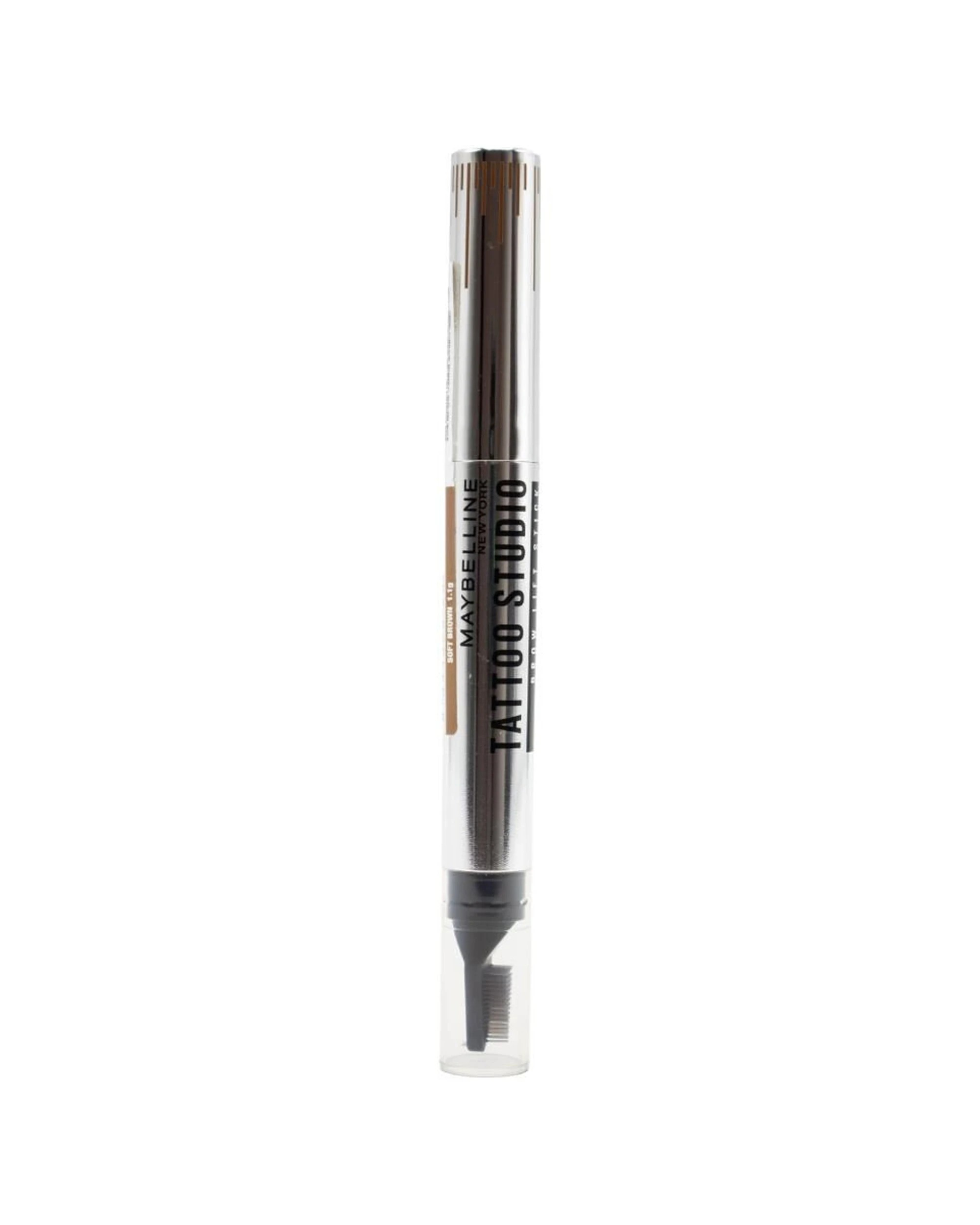 2 Maybelline 3PK Brow Lift Stick Tattoo Studio Waterproof Fade-Resistant 255 - Silver, 2 of 3