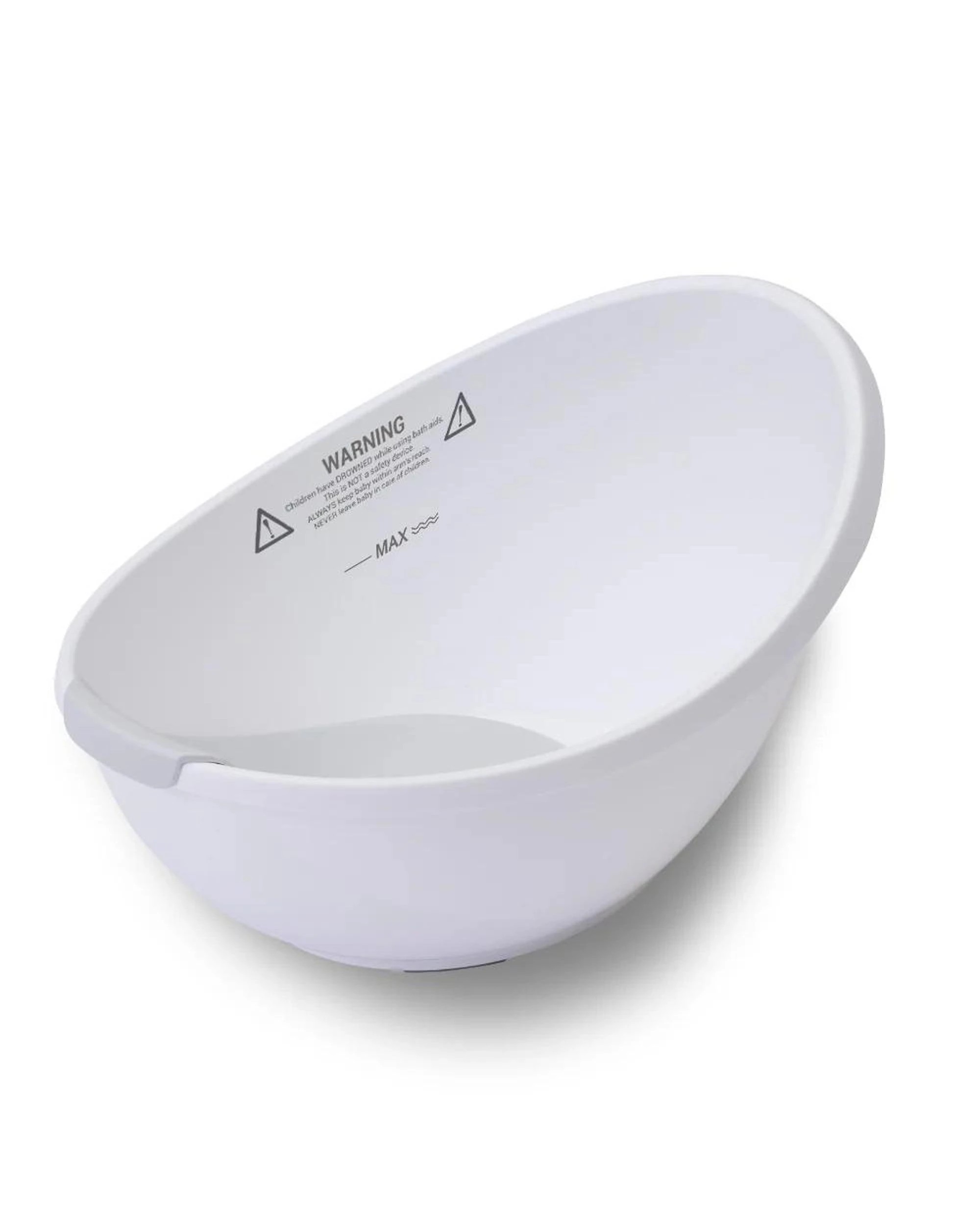 1 Bubble Baby Bath with Bath Seat & Newborn Insert - White, 1 of 8