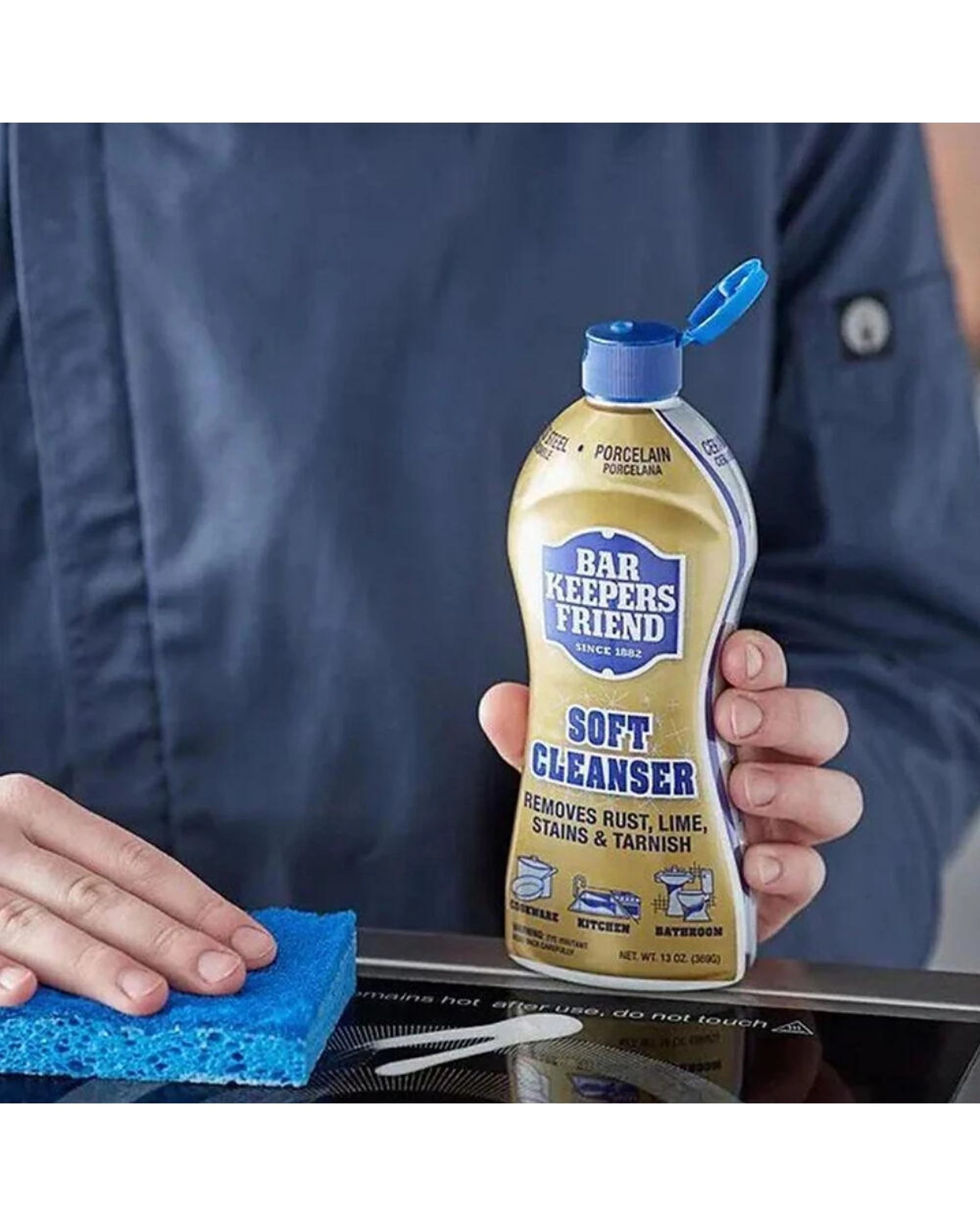 4 Bar Keepers Friend Soft Cleanser 737g  Set of 8, 4 of 8