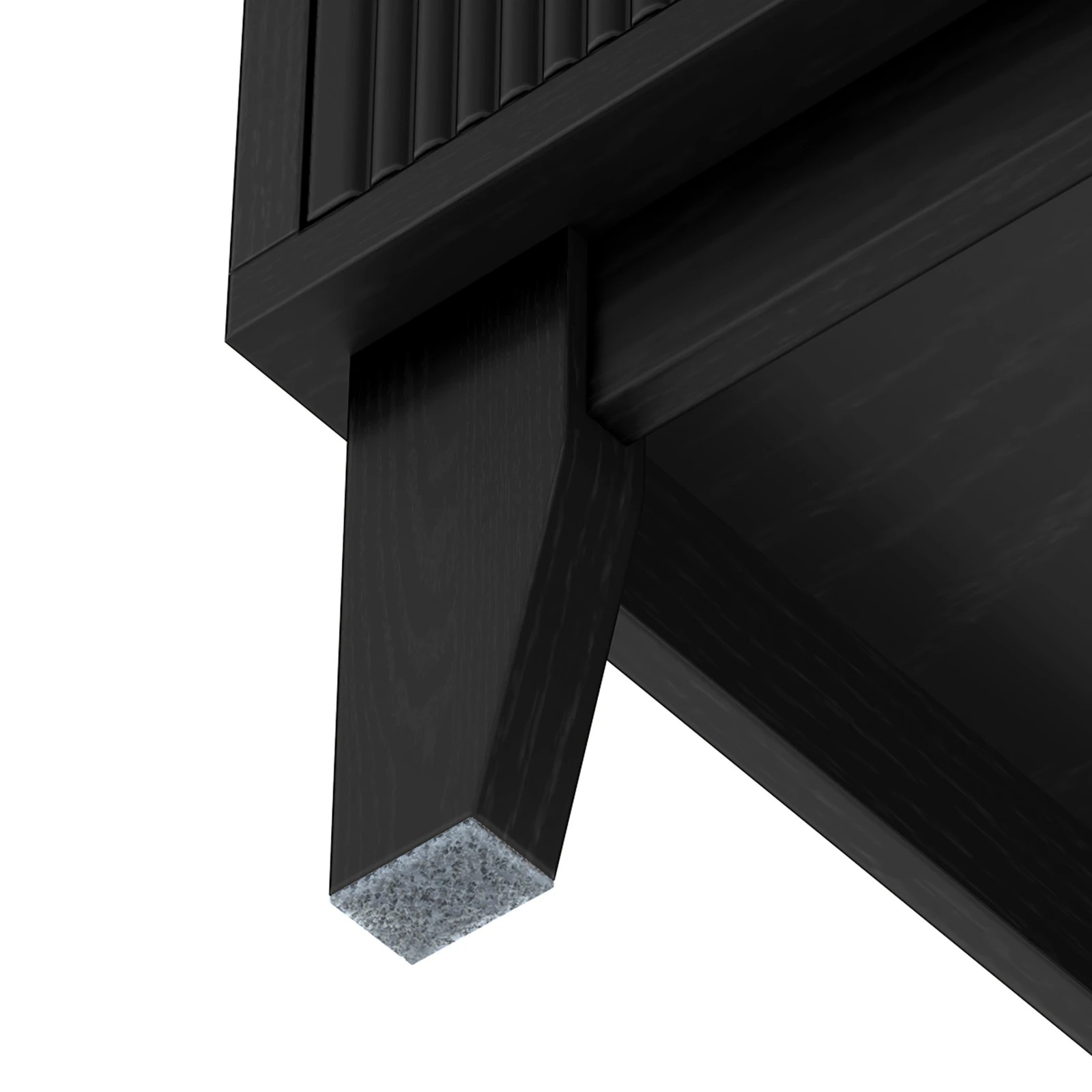 8 Alfordson Buffet Sideboard Storage Cabinet Kitchen Cupboard Hallway Table Shelf - Black, 8 of 10