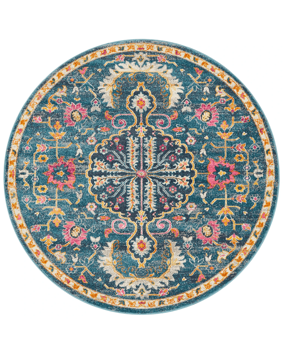 Common Ground Rugs Atlas 209 240x240cm - Large Round Power Loomed Pet ...