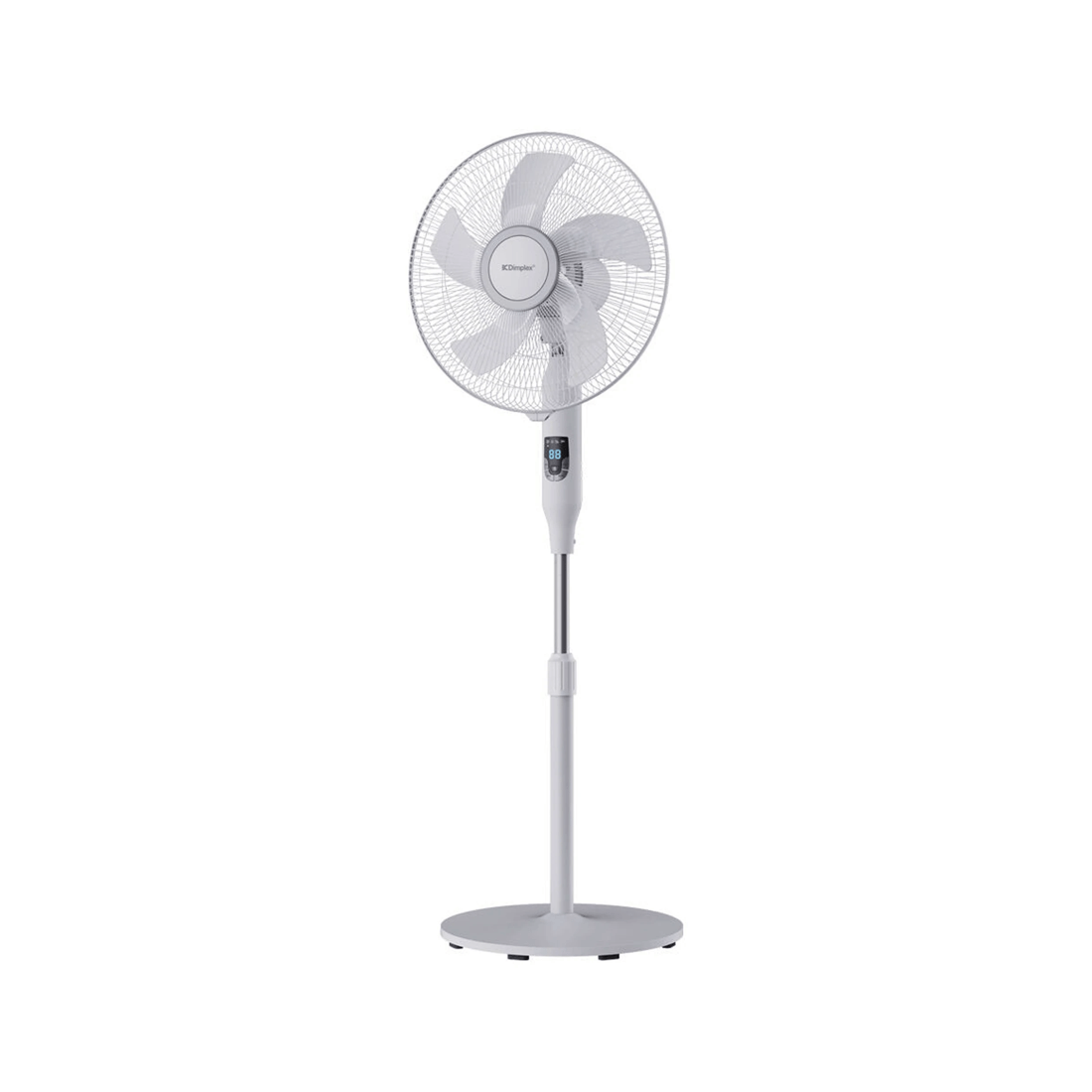 2 Dimplex 40cm DC Digital Pedestal Room Fan Oscillating 12 Speeds Remote Control
 - white, 2 of 3