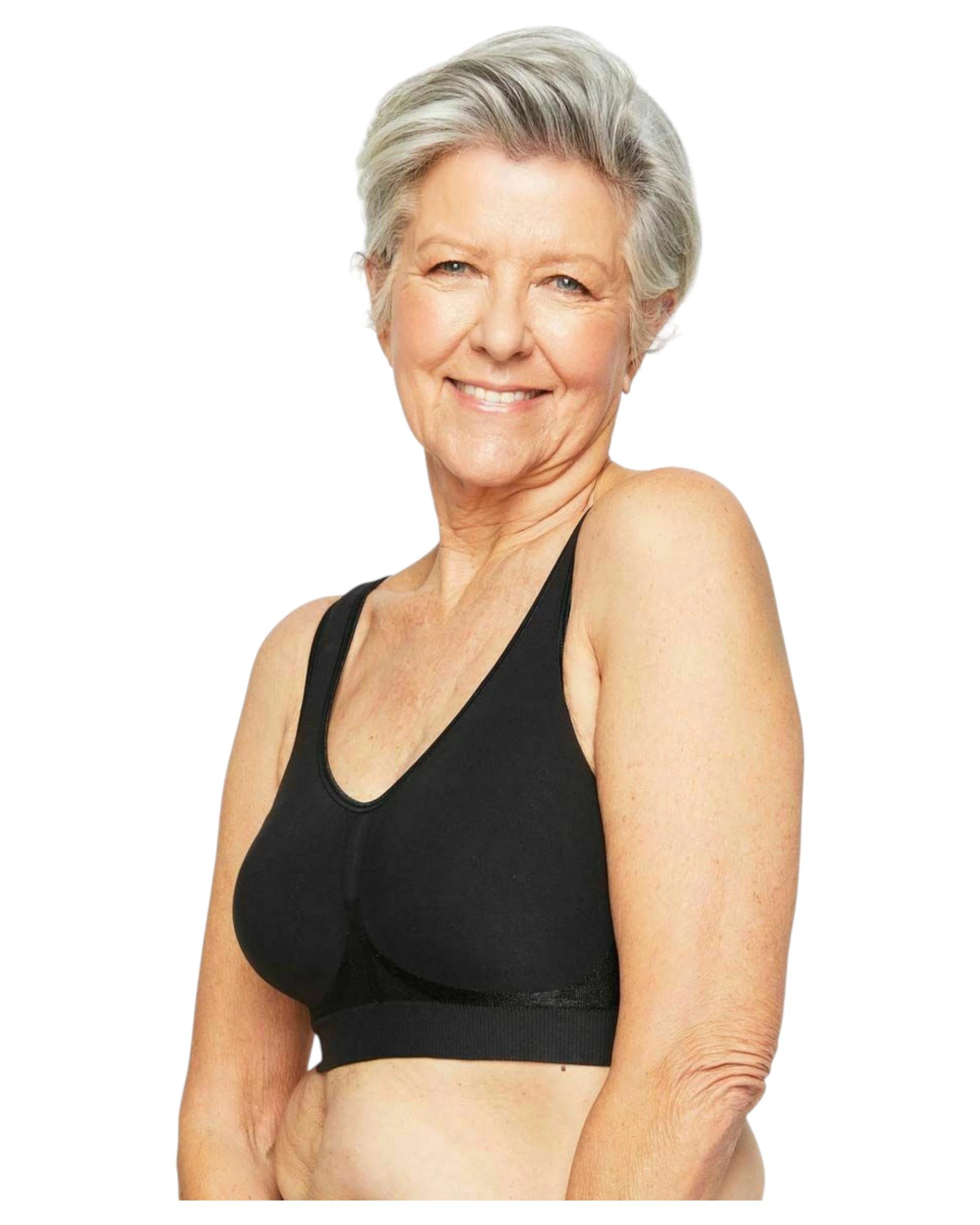 2 Playtex Comfort Revolution Contour Wirefree Bra BLACK, 2 of 3