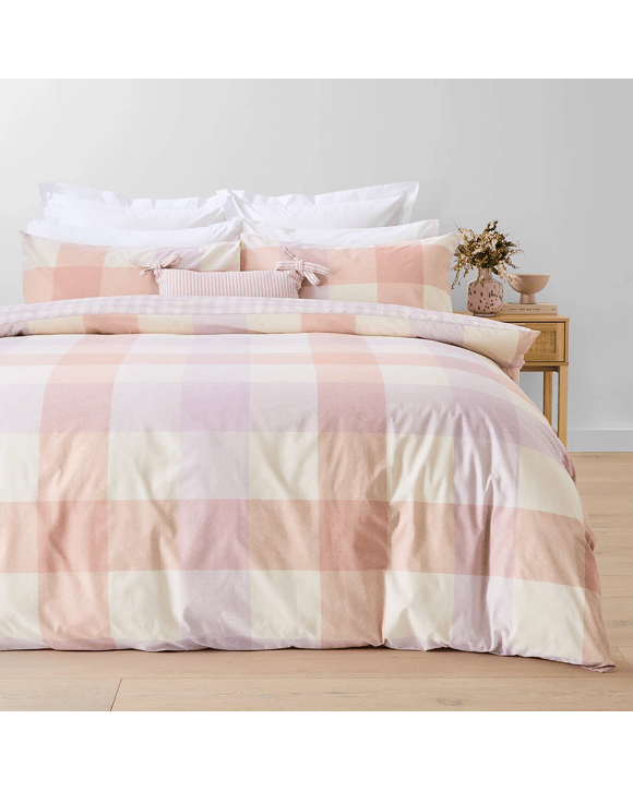 Millie Reversible Cotton Rich Quilt Cover Set - King Bed
