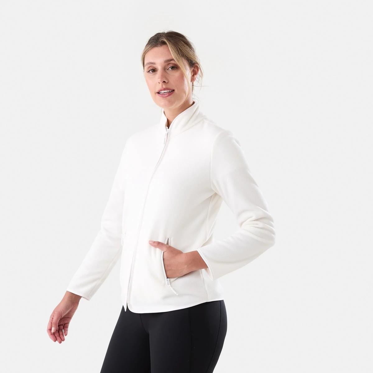 3 Outdoor Polar Fleece Jacket Ecru, 3 of 7