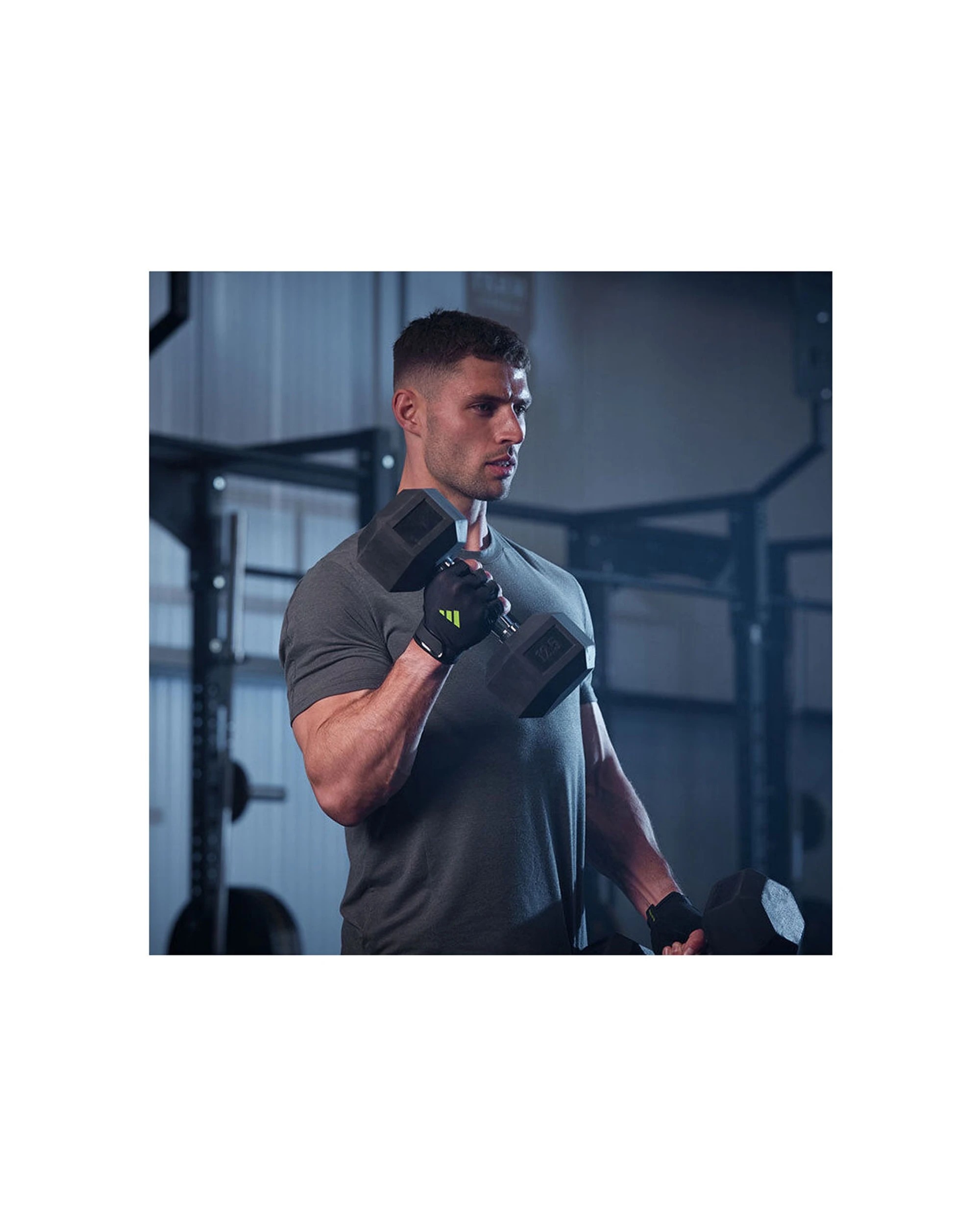 4 Adidas Essential Training Gloves Aeroready Sweat Wicking Ventilated Palm - Multi, 4 of 5