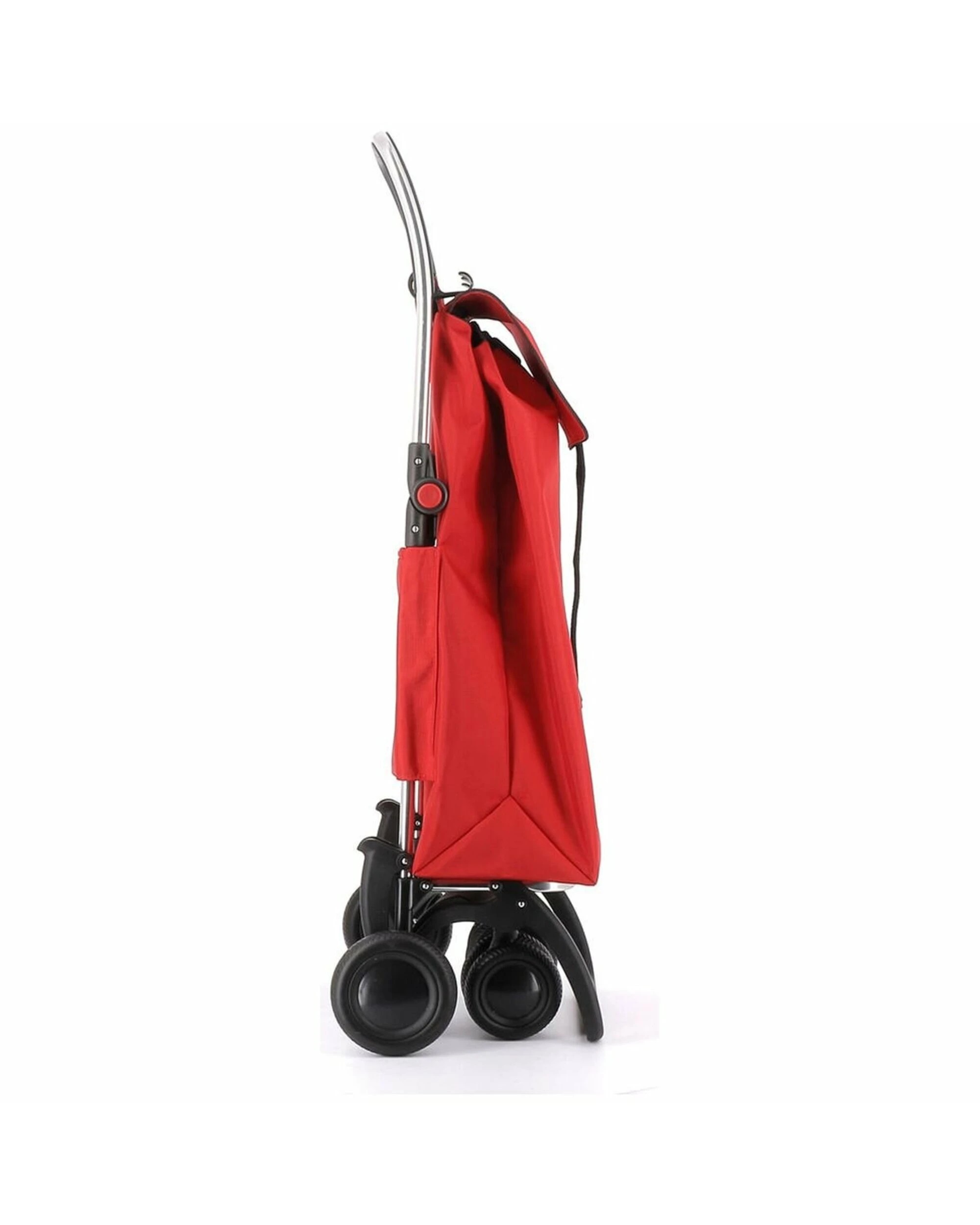 2 Rolser IMax MF 4 Wheel 2 Swivelling Trolley Red, 2 of 5
