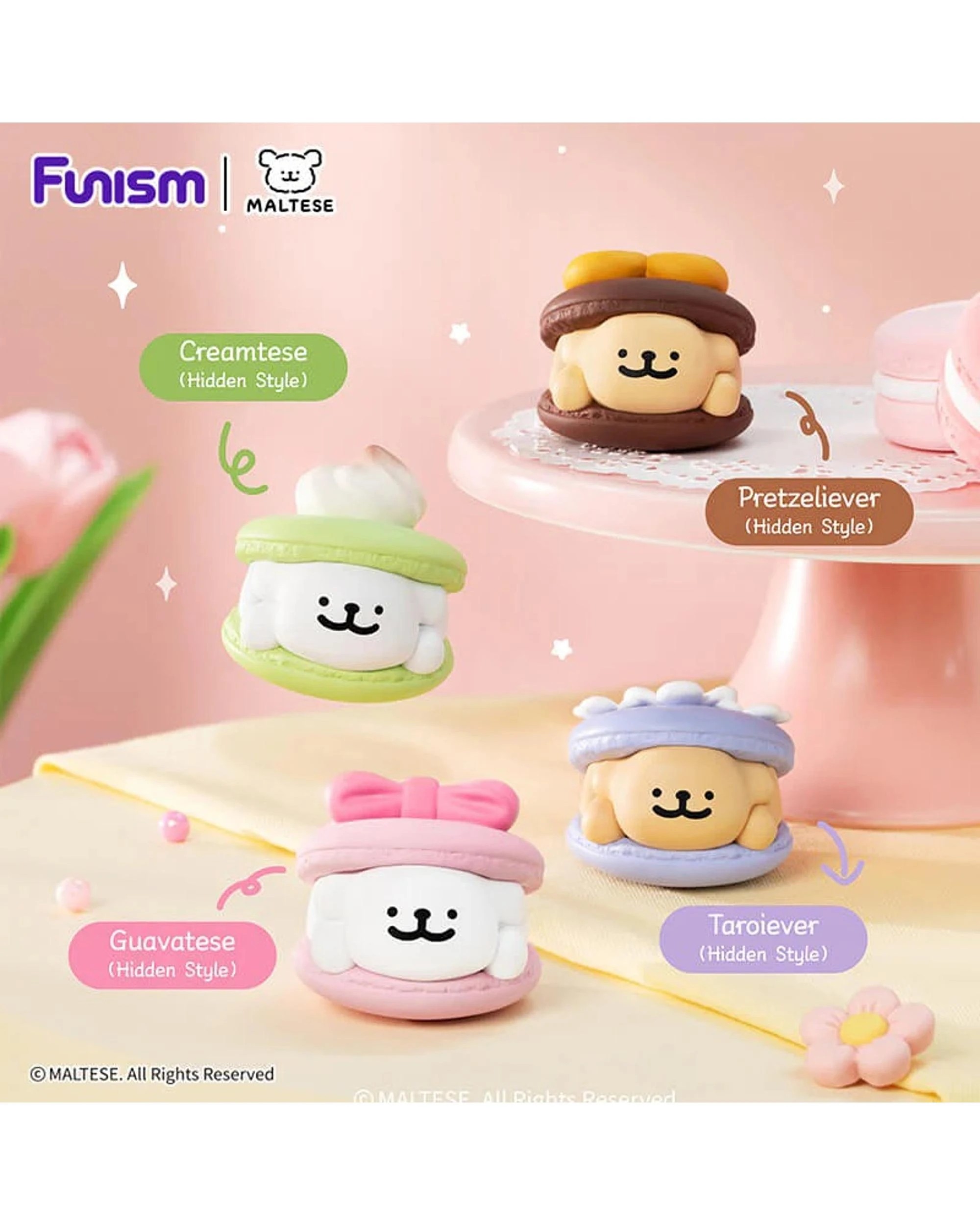 5 Funism Maltese Sweet Box Series Puppy Face Blind Box, 5 of 8