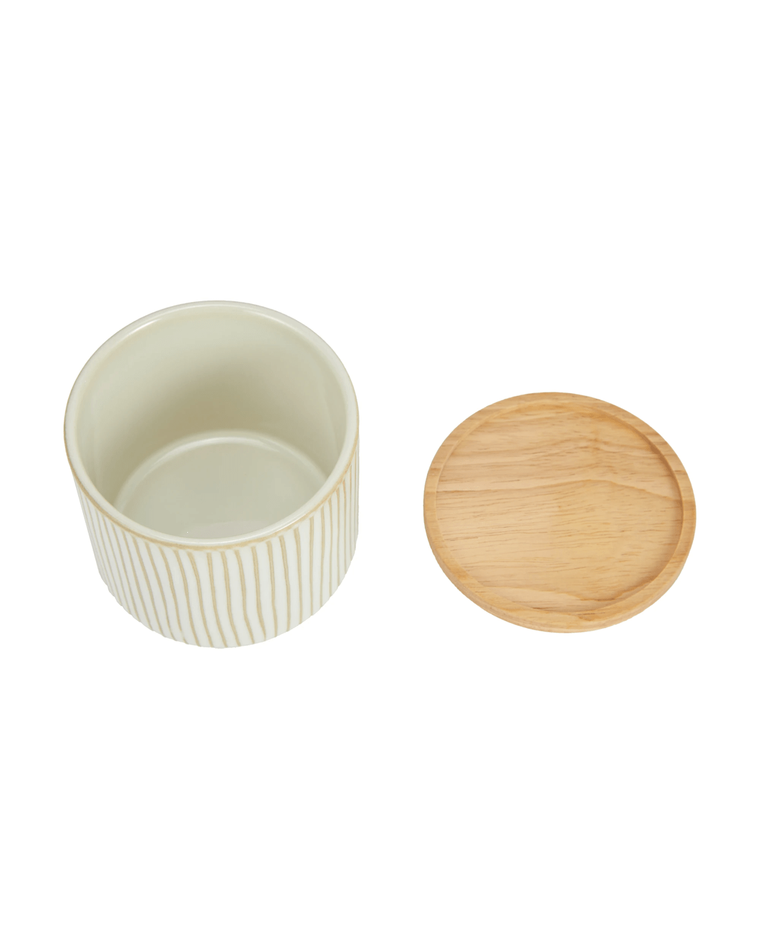 5 Small Linear Glazed Canister, 5 of 6