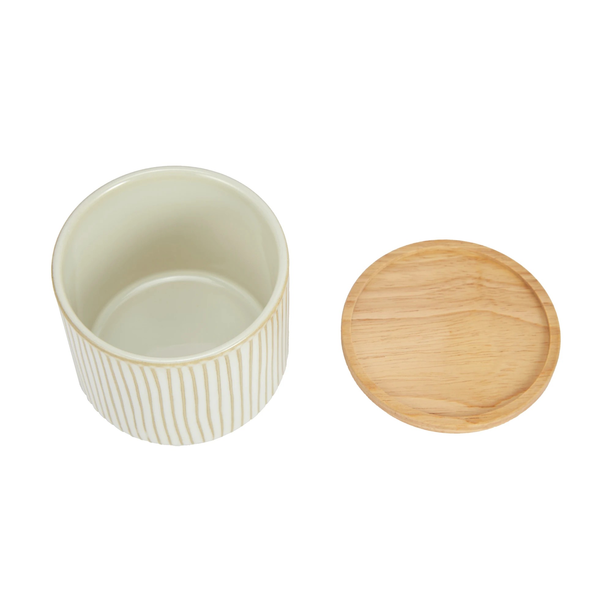 5 Small Linear Glazed Canister, 5 of 6