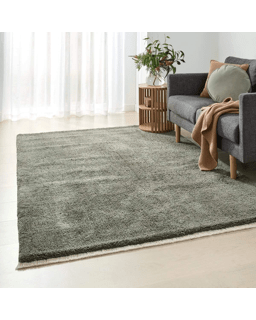 Flecked Rug - Sage, Large