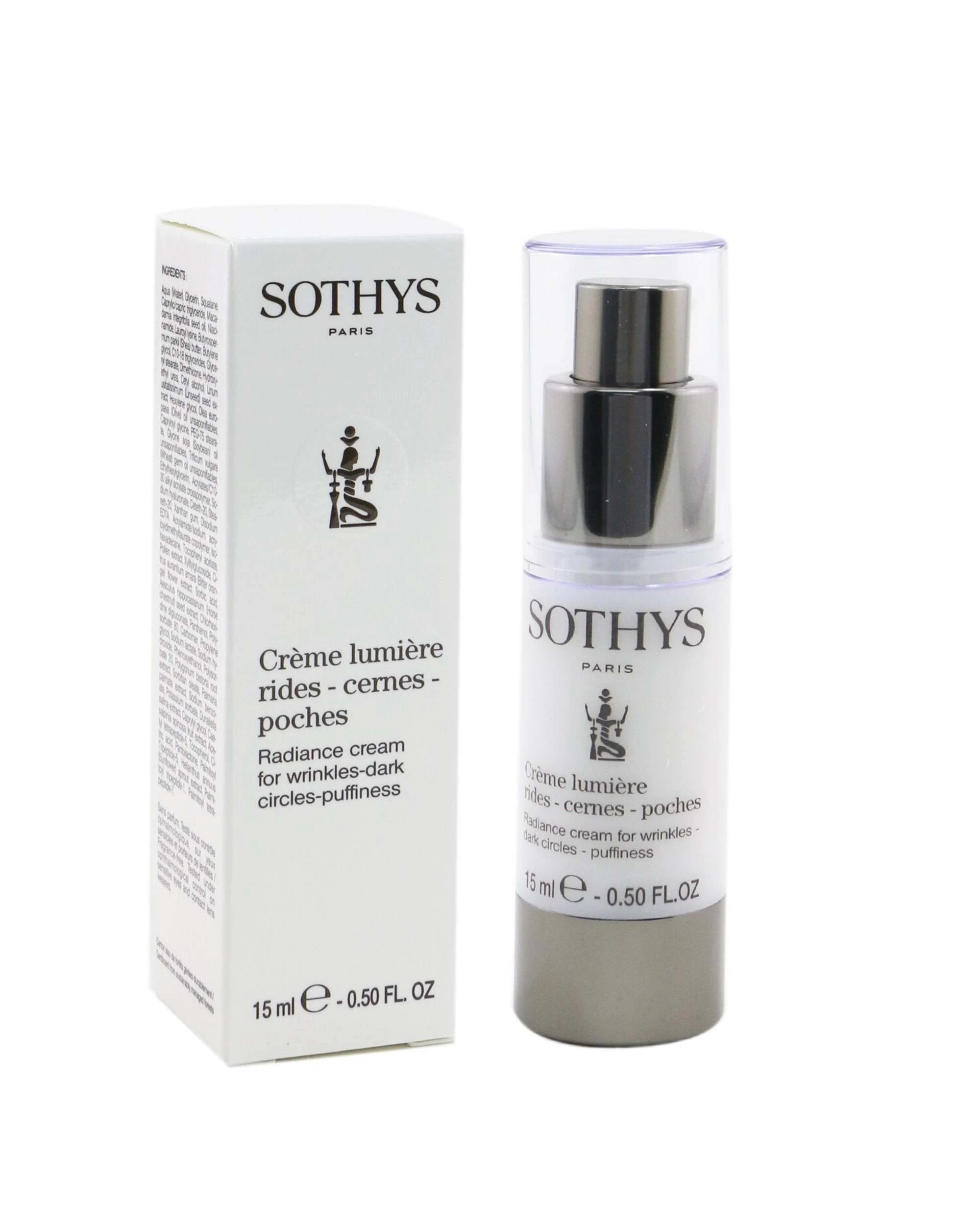 2 Sothys Radiance Cream For Wrinkles - Dark Circles - Puffiness  15ml/0.5oz, 2 of 3