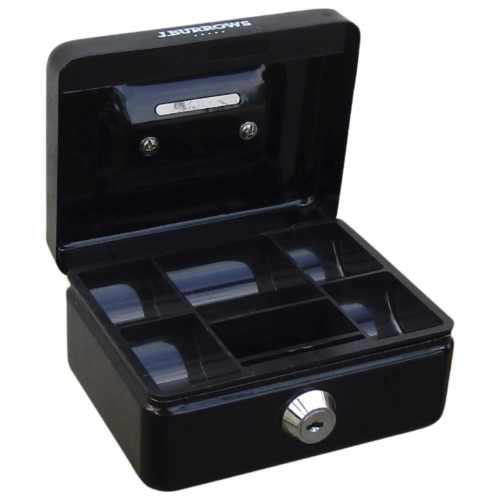 2 J.Burrows Mini Cash Box Black, 2 of 4