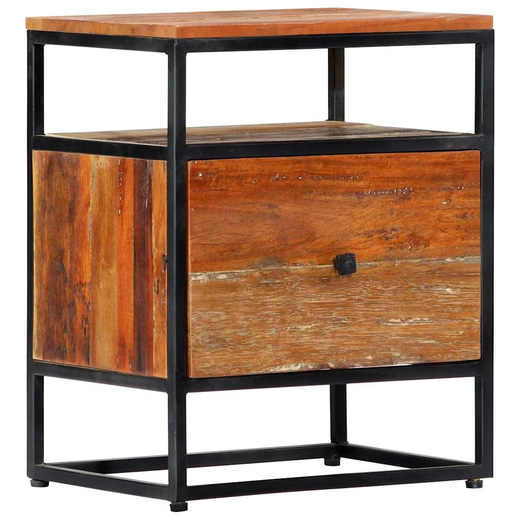 1 vidaXL Bedside cabinet Ample Storage - Brown, 1 of 9
