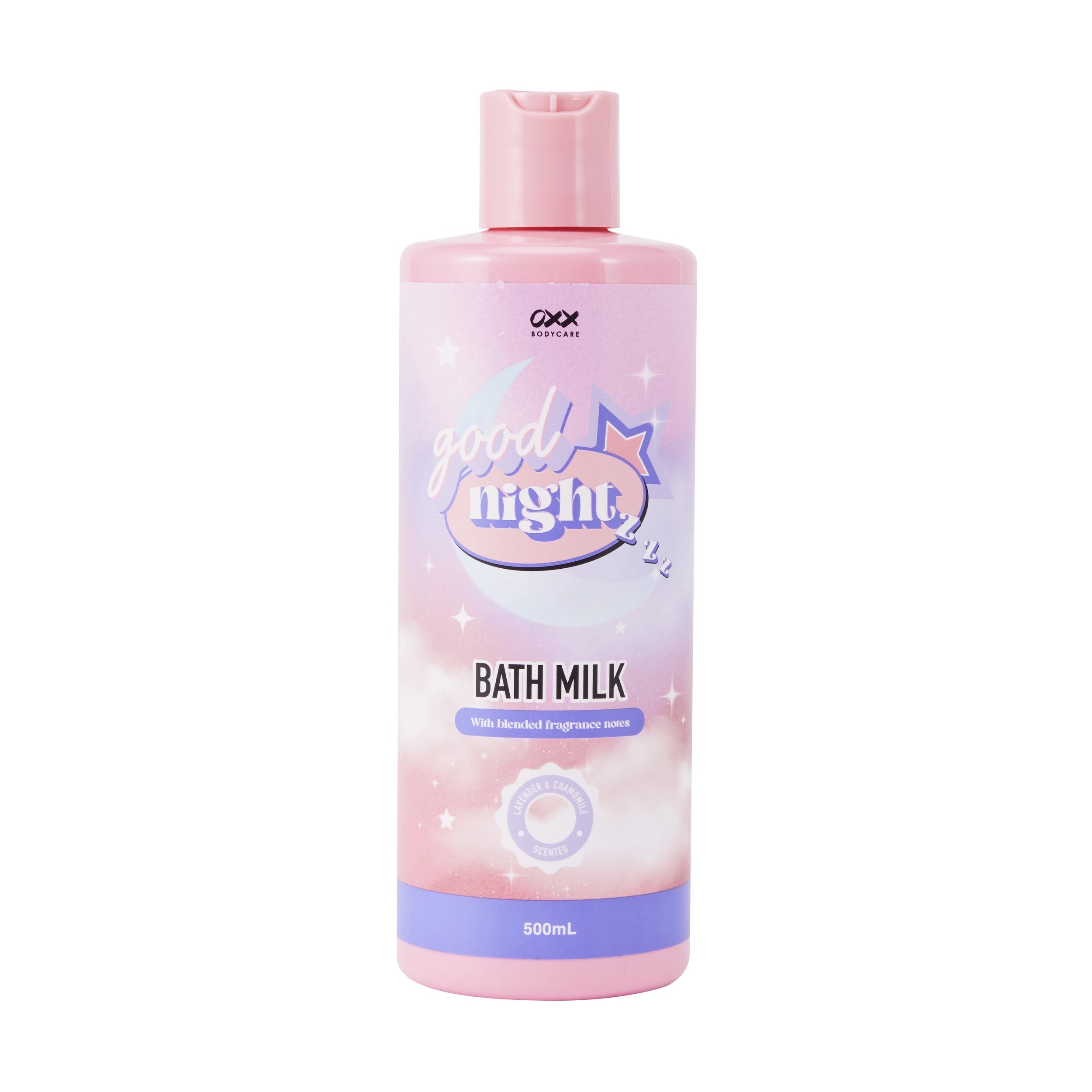 1 OXX Bodycare Good Night Bath Milk 500ml - Lavender and Chamomile Scented, 1 of 3