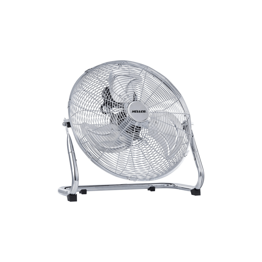 1 Heller 45cm Floor/desk High Velocity Air Cooler Fan/cooling/circulator Chrome
 - Grey, 1 of 3