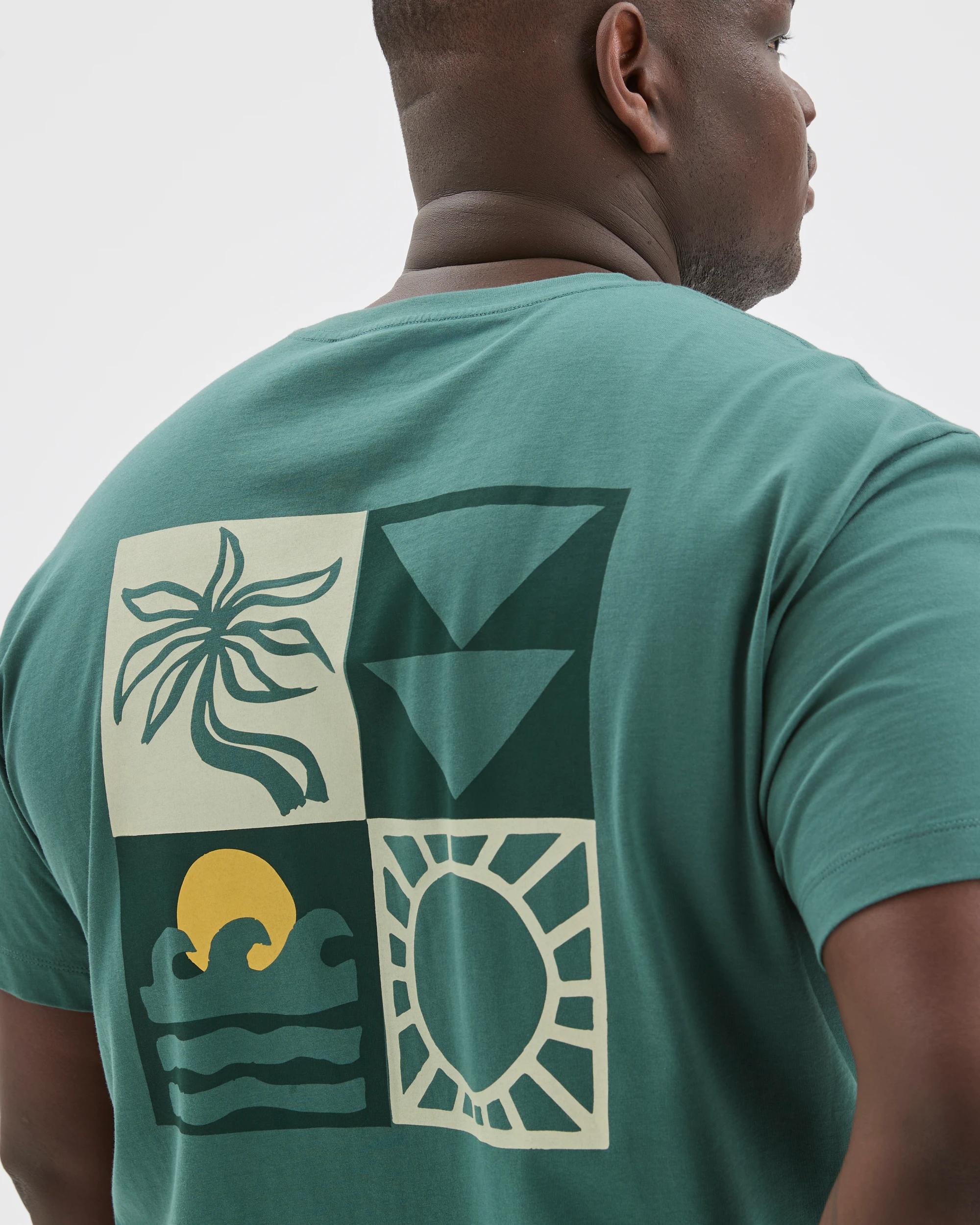 5 Target Man Plus Size Australian Cotton Graphic T-Shirt BISTRO GREEN, 5 of 6