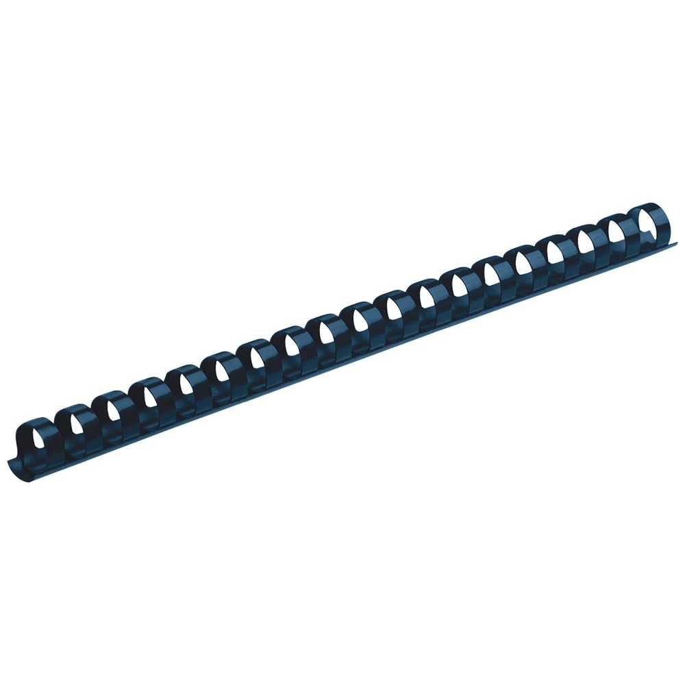 1 Fellowes Binding Combs 21 Loop 12mm Blue 25 Pack, 1 of 3