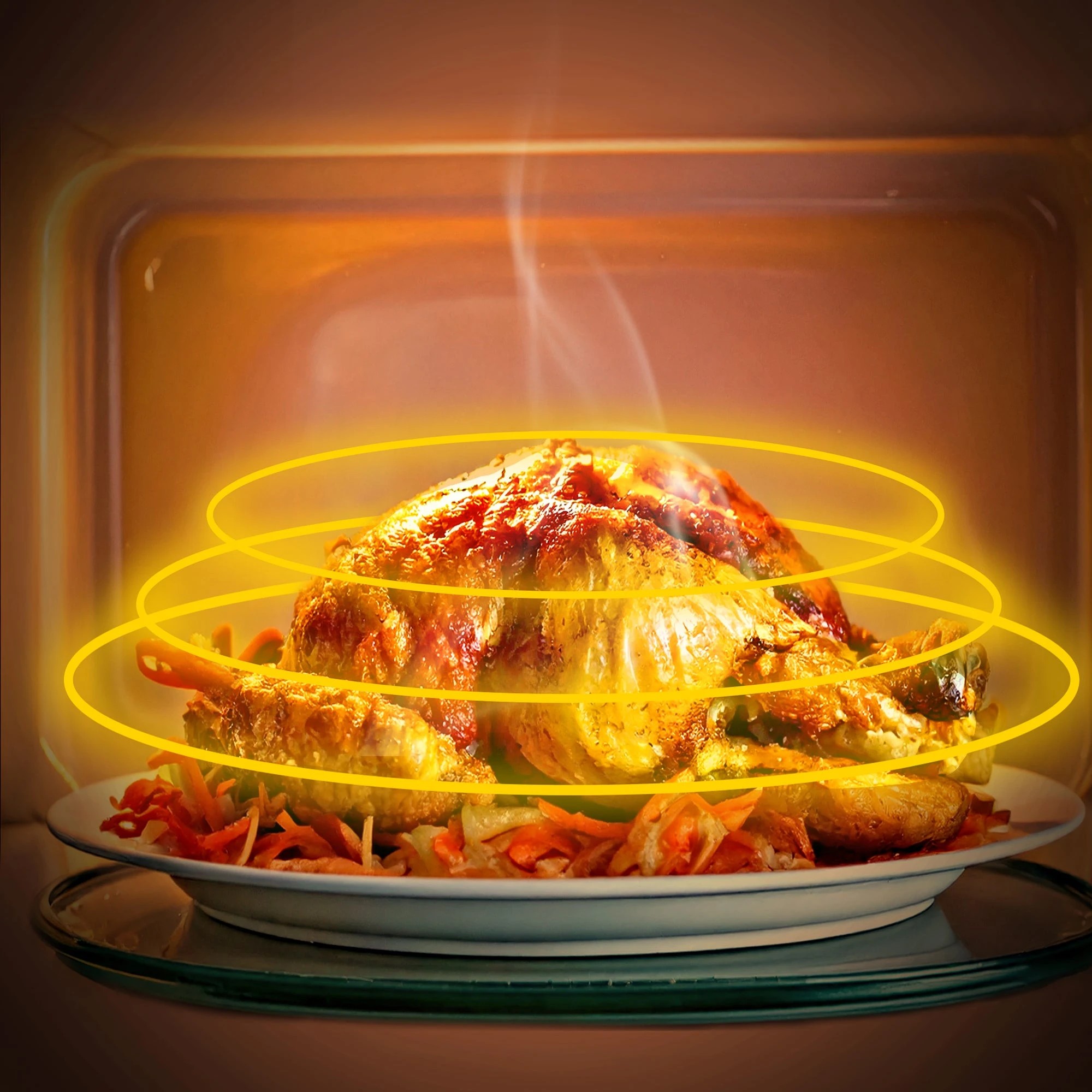 5 Total Chef 20L Retro Microwave Oven Black - Black, 5 of 8