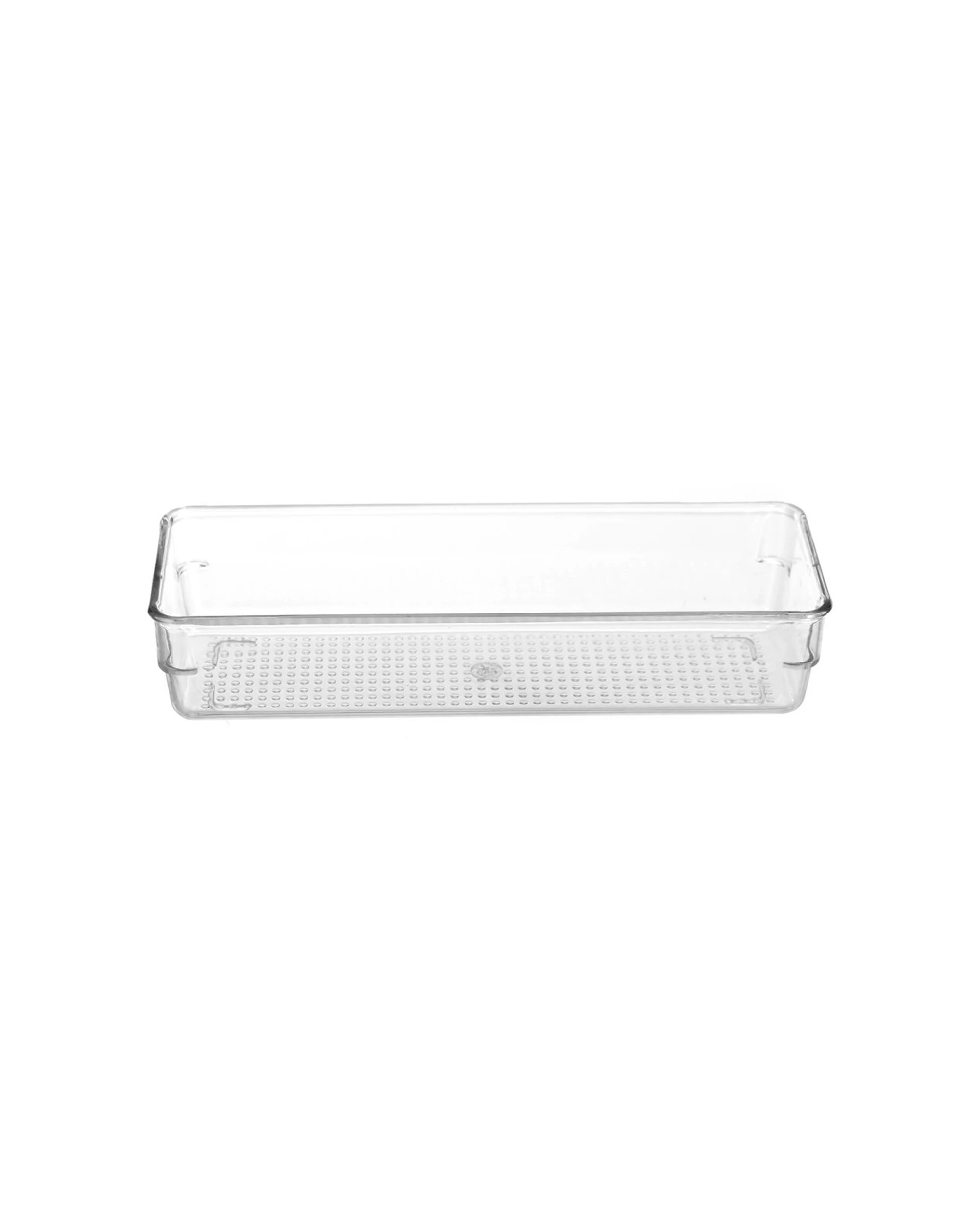 4 Boxsweden 10x Crystal Storage Tray Durable Organisers 24x8cm - Clear, 4 of 4