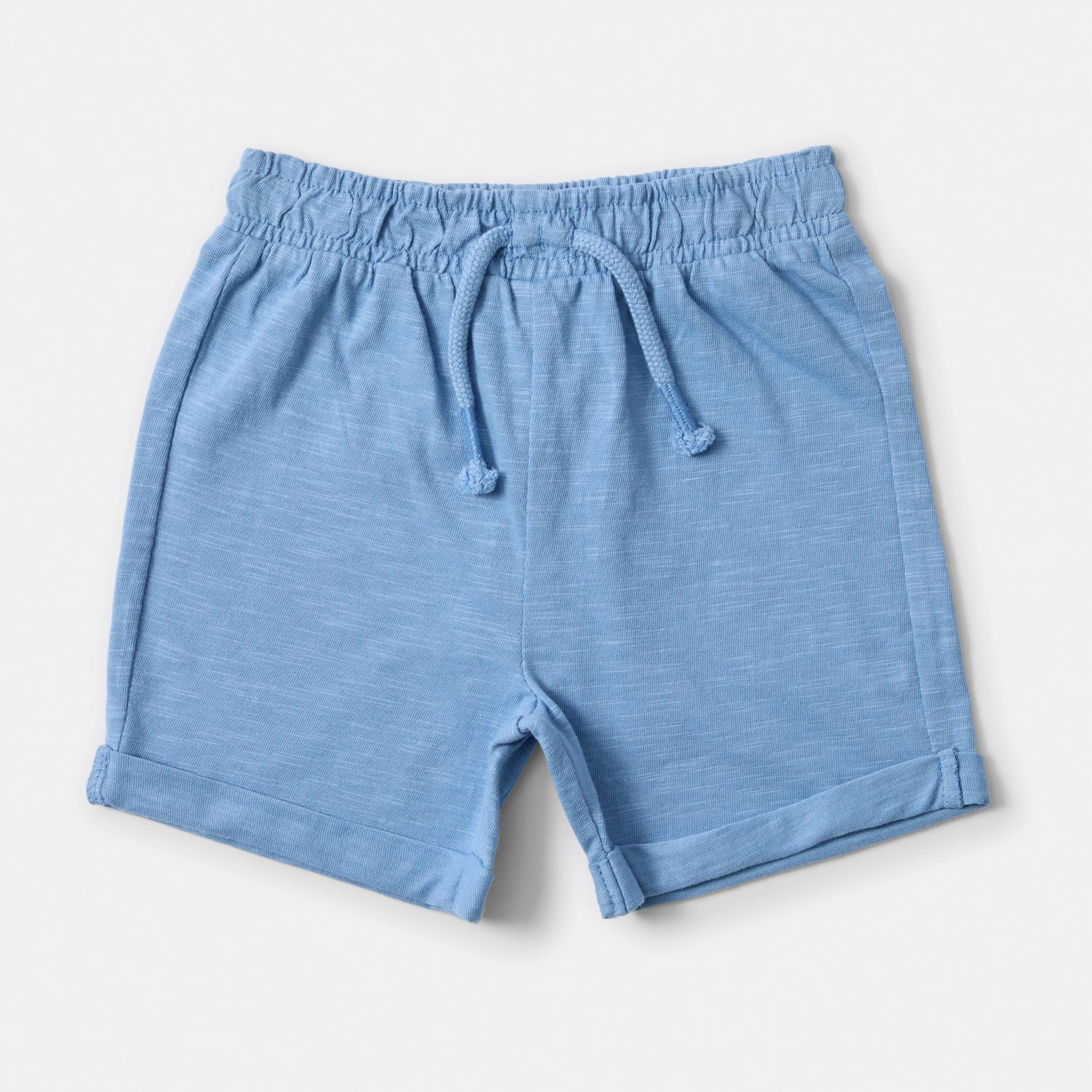 4 3 Pack Solid Shorts BLUE, GREEN, 4 of 8