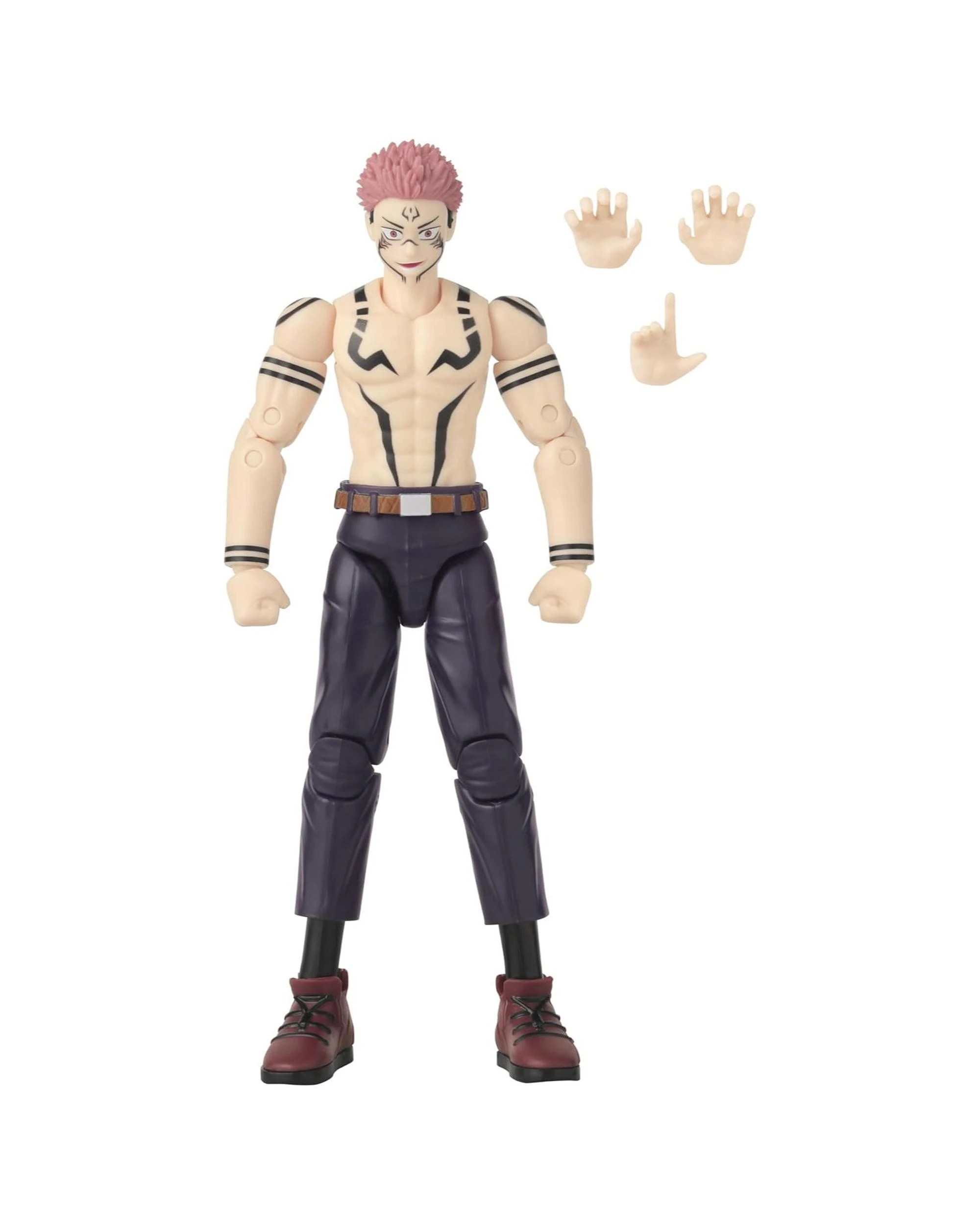 4 Bandai Anime Heroes Jujutsu Kaisen Ryomen Sukuna Uniform Ver. Action Figure, 4 of 10
