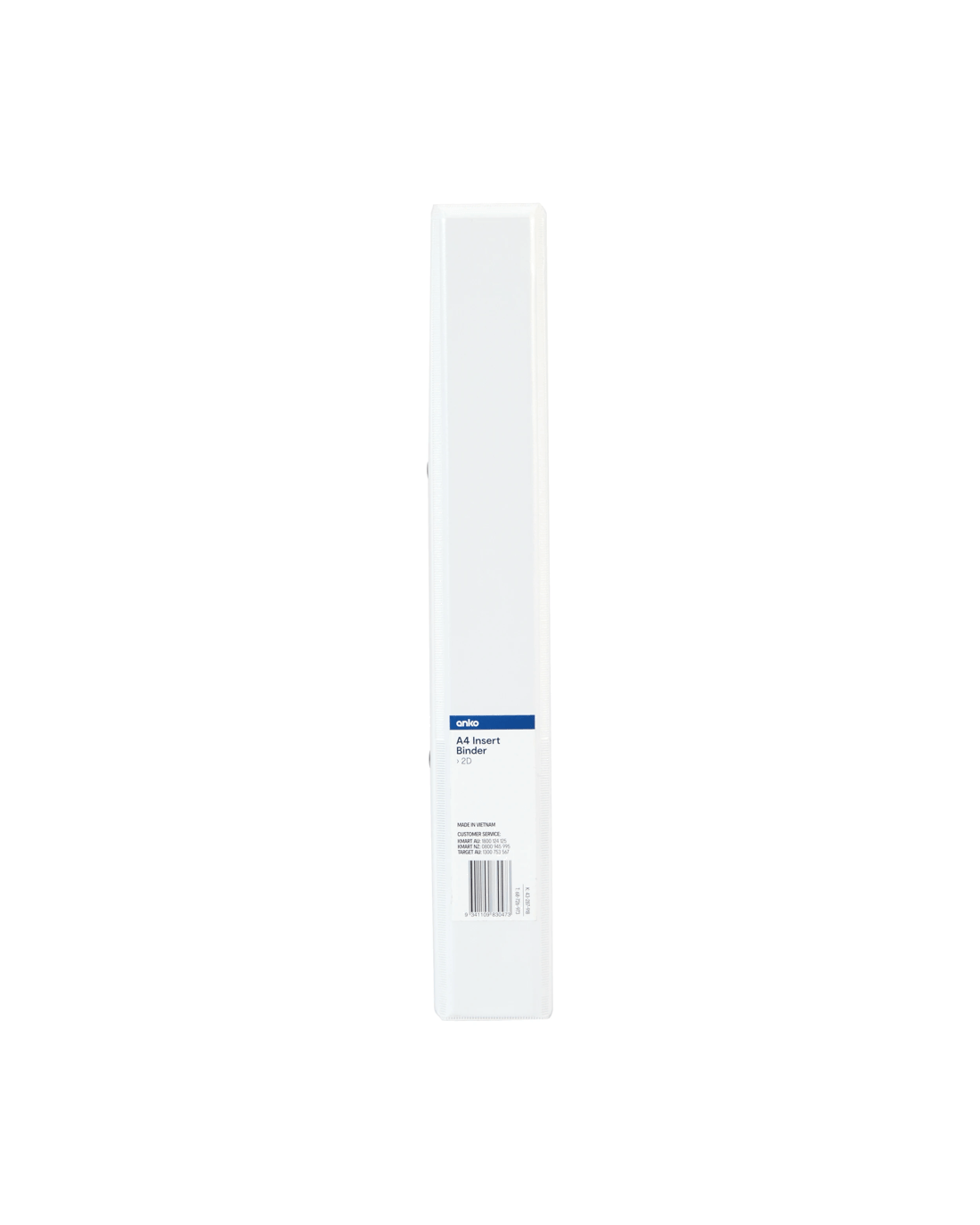 7 A4 Insert Binder - White, 7 of 7