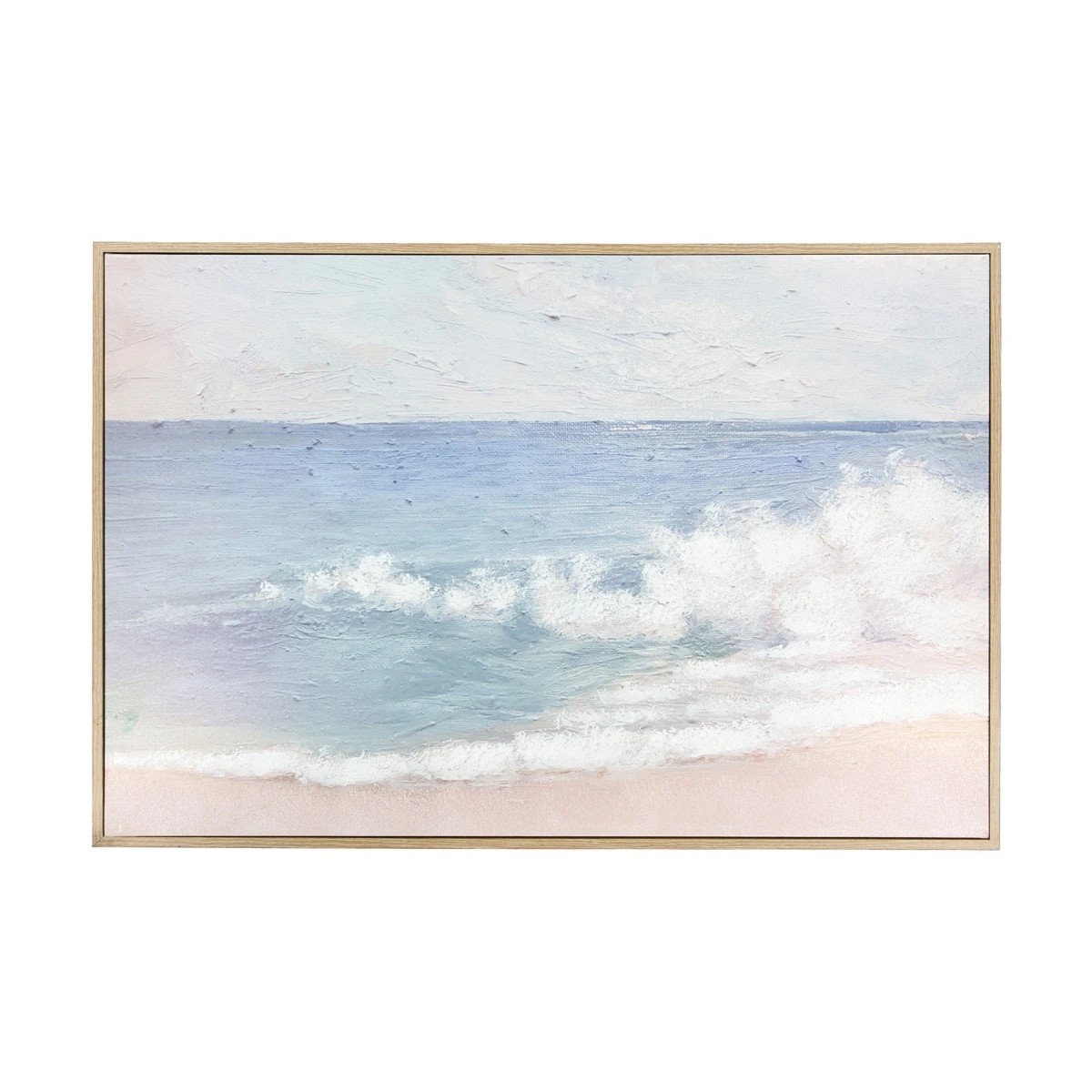 1 Beach Wave Framed Canvas, 1 of 5