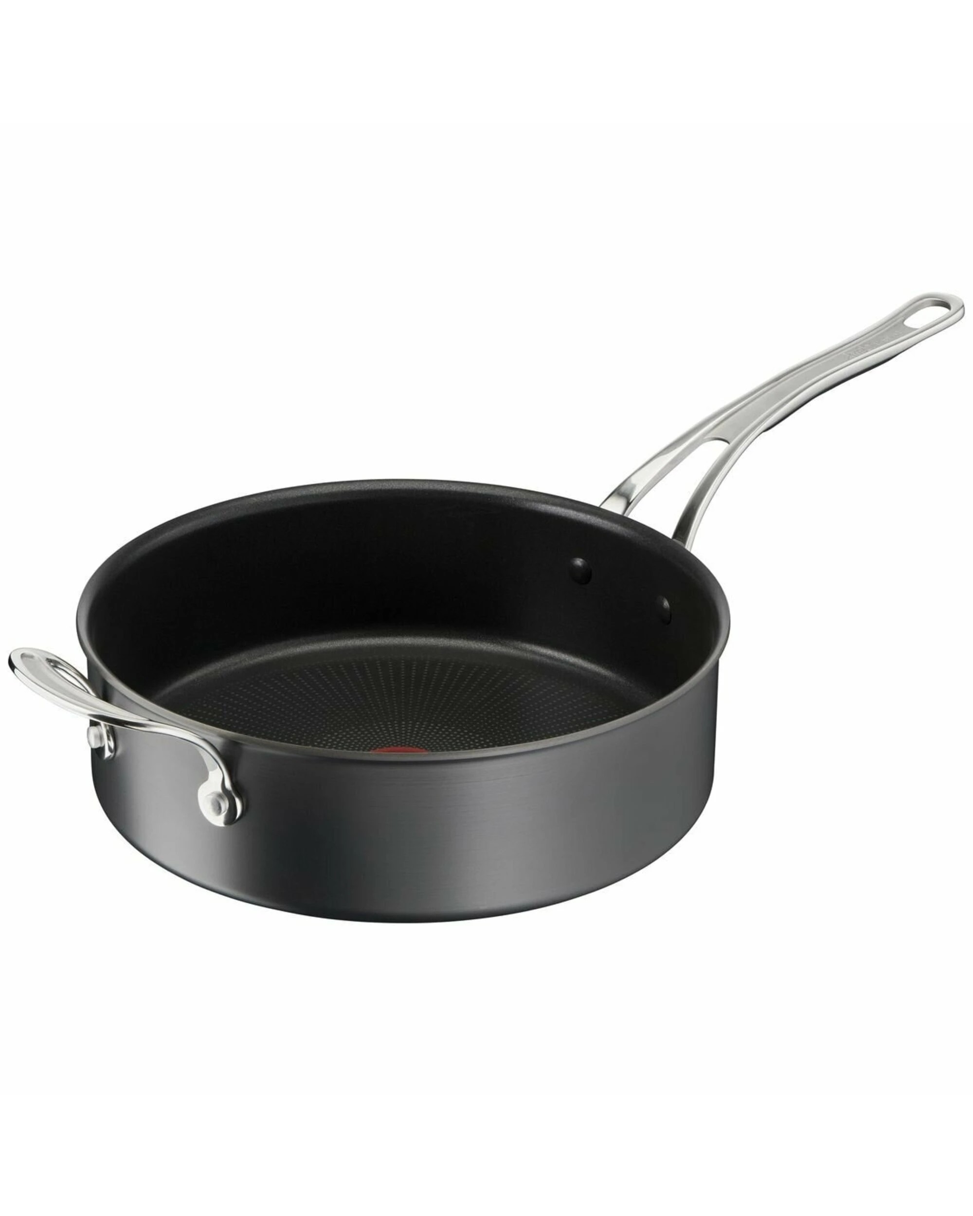 3 Tefal 26cm Jamie Oliver Cook's Classics Induction Hard Anodised Saute Pan with Lid, 3 of 5