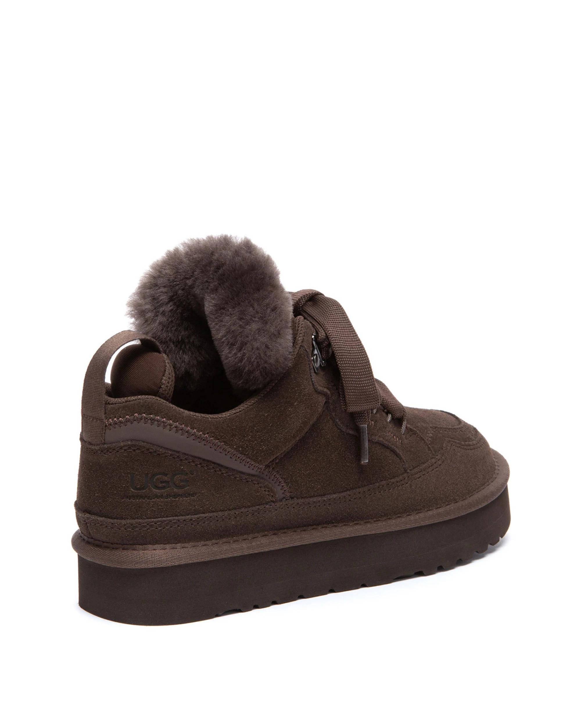 3 Australian Shepherd UGG Womens Parklyn Platform Sneakers CHOCOLATE, 3 of 5