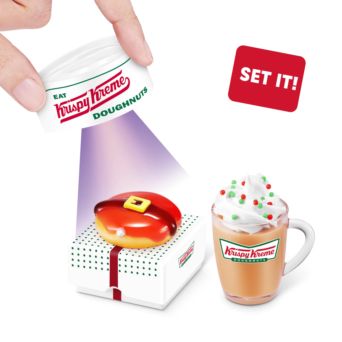 8 Mini Brands Create Krispy Kreme Holiday Series 1 Capsule by ZURU - Assorted, 8 of 9
