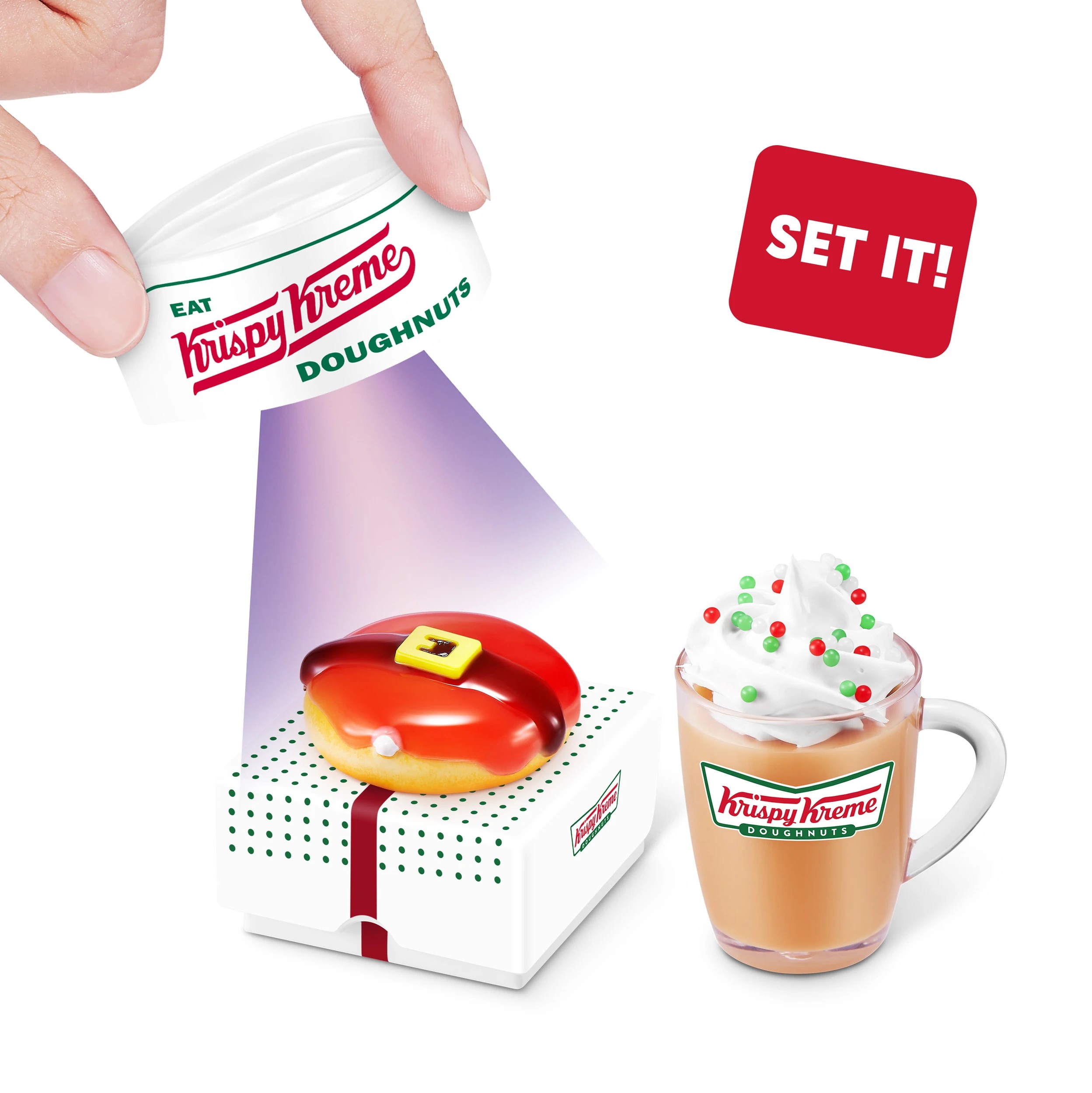 8 Mini Brands Create Krispy Kreme Holiday Series 1 Capsule by ZURU - Assorted, 8 of 10