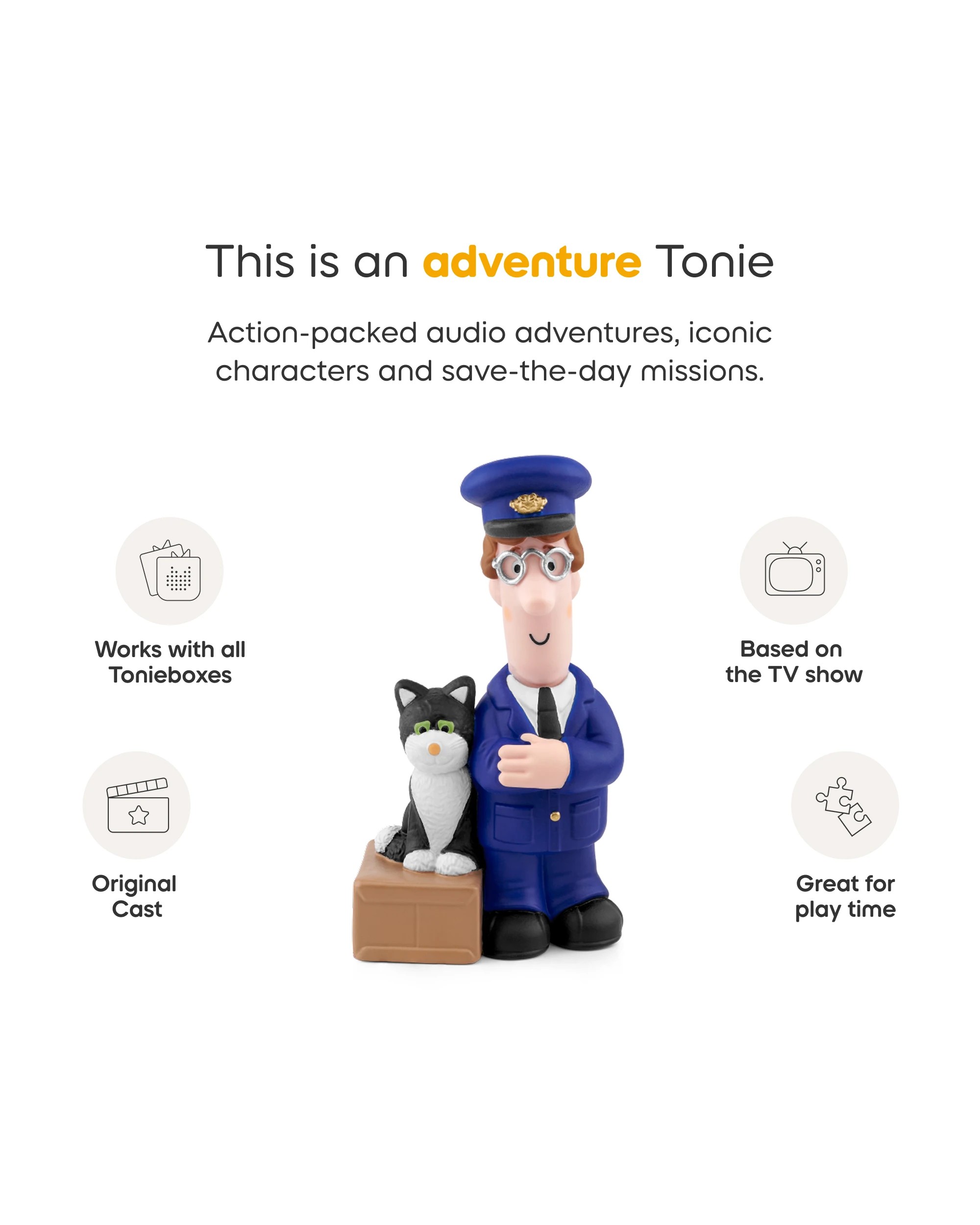 4 Tonies  Postman Pat & Jess the Cat Tonie Audio Character - Multi, 4 of 7