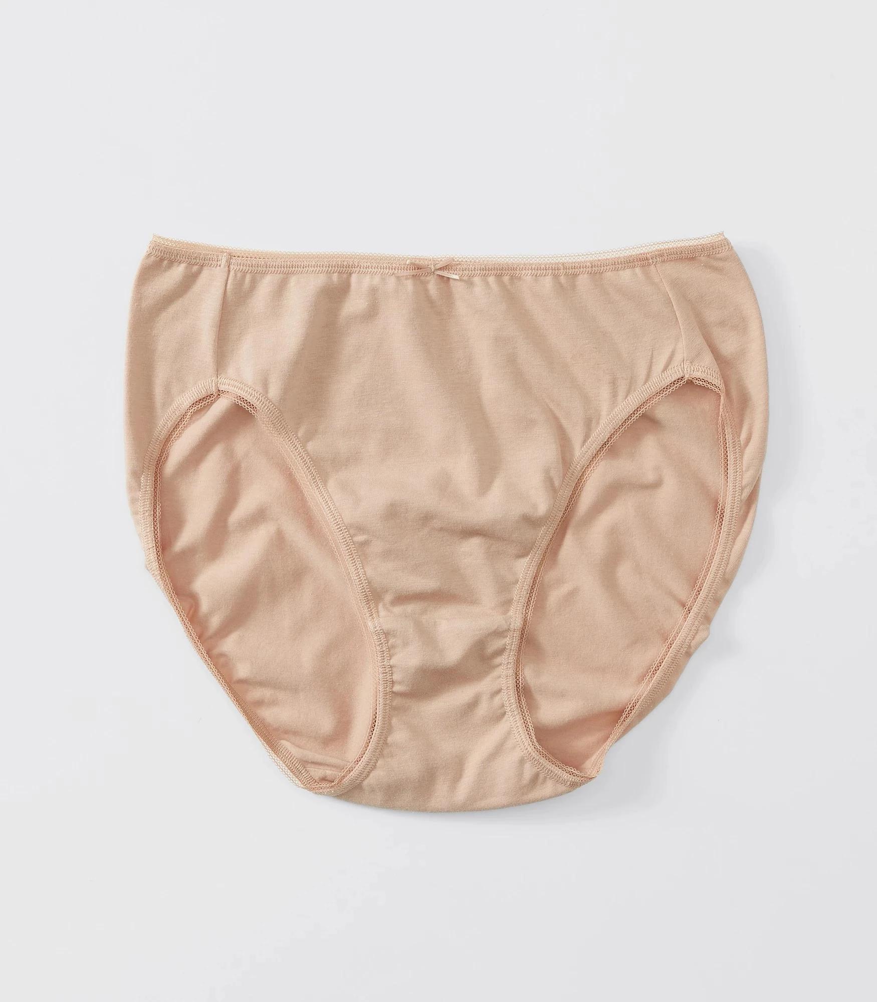 5 Target Women's Cotton/Elastane High Cut Briefs 5 Pack LATTE BROWN, 5 of 5