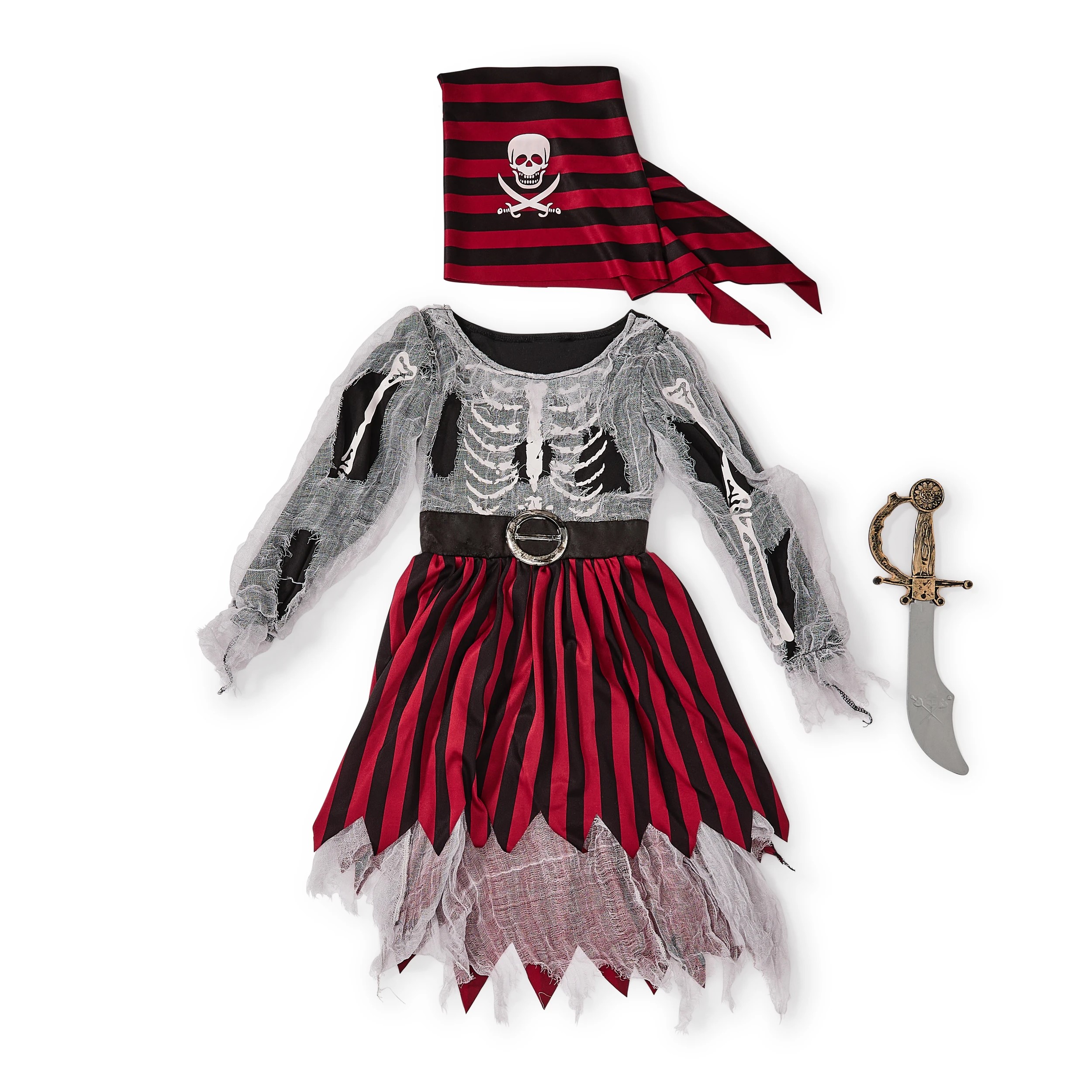 6 3 Piece Pirate Costume - Ages 6-8, 6 of 9