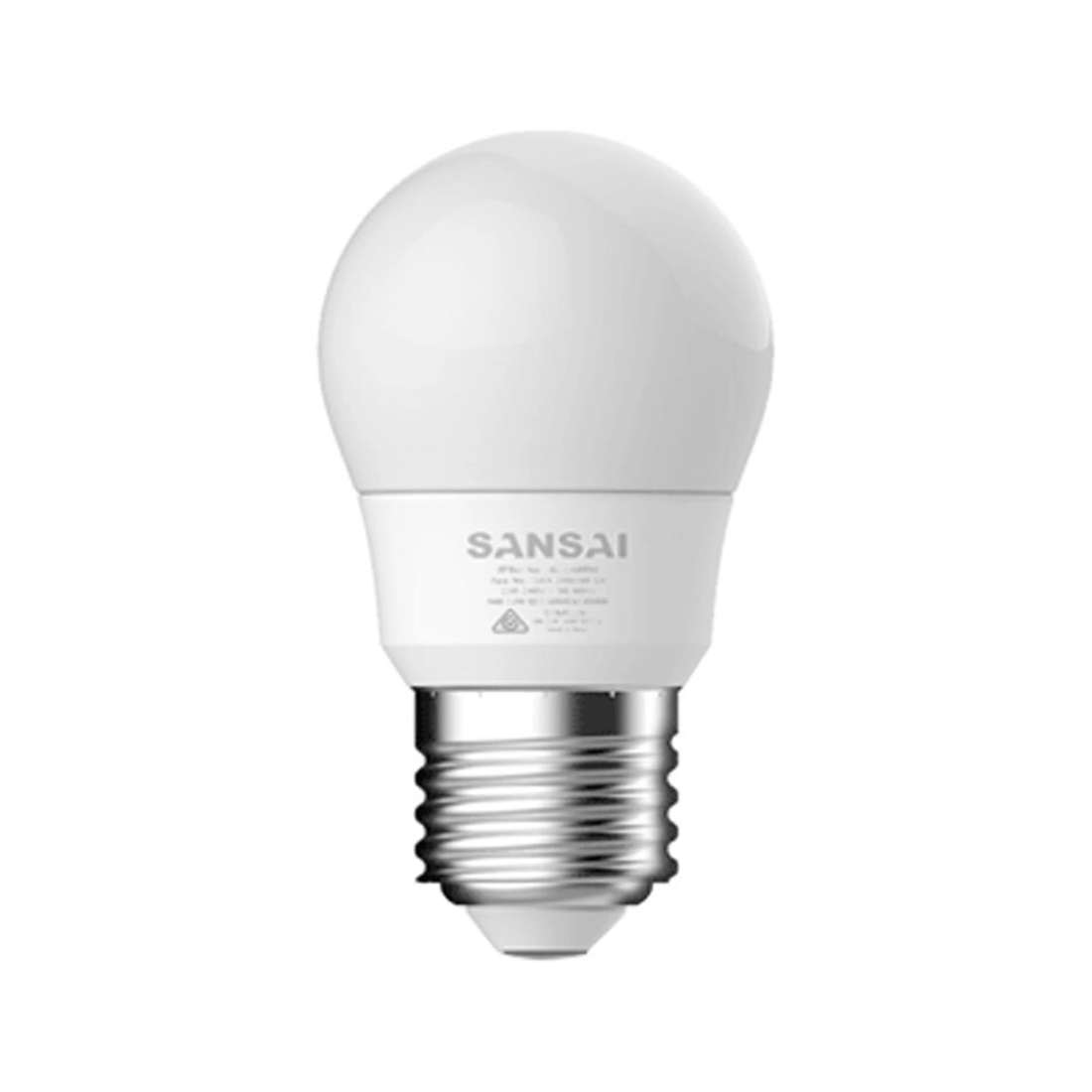 1 Sansai Home/office Fancy Round Led 425lm Light Bulb G45 5w E27 Cool White 6500k
 - White, 1 of 3
