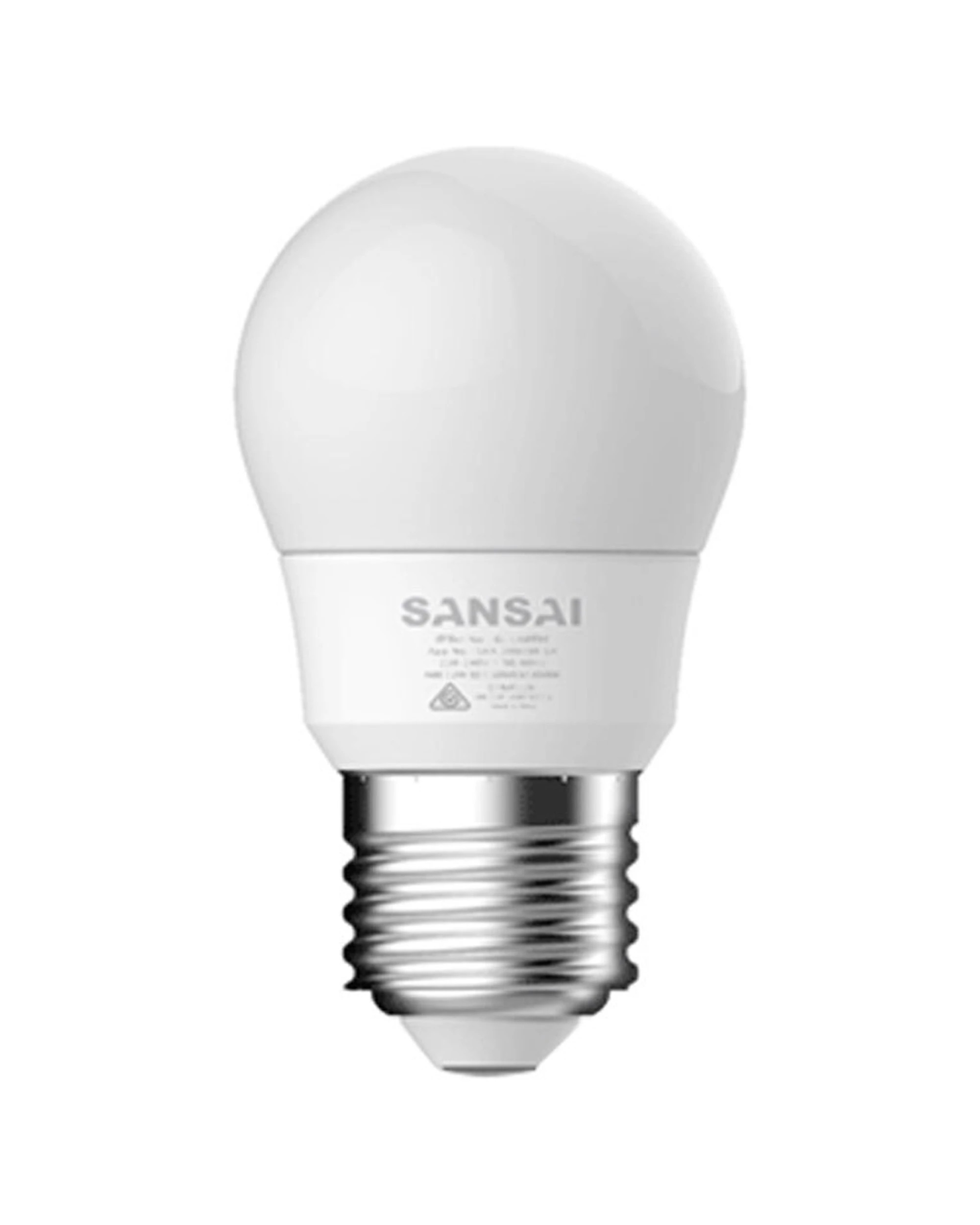 1 Sansai Home/office Fancy Round Led 425lm Light Bulb G45 5w E27 Cool White 6500k
 - White, 1 of 3