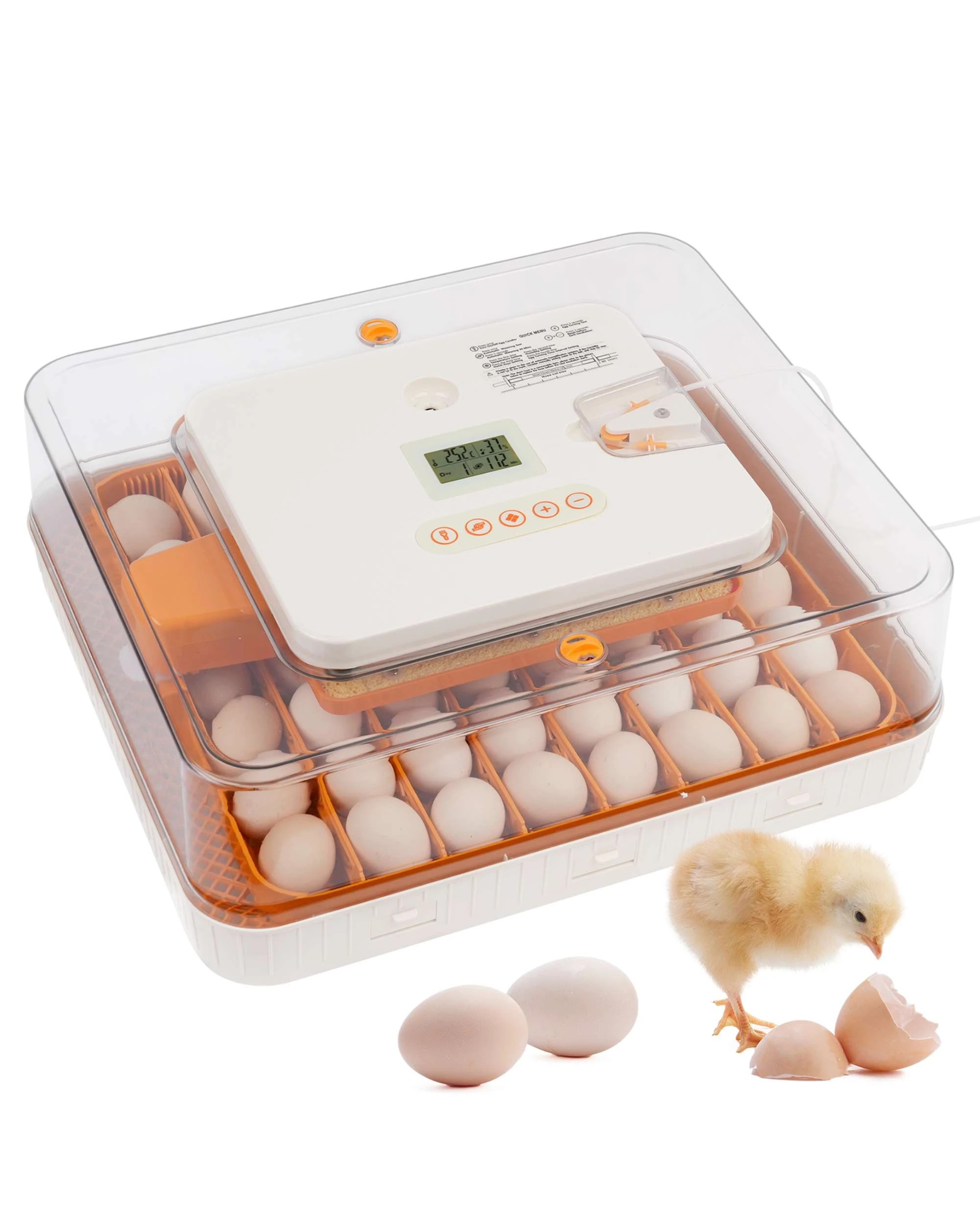 1 Advwin 56 Egg Incubator Automatic Egg Turner Egg Candler, 1 of 9