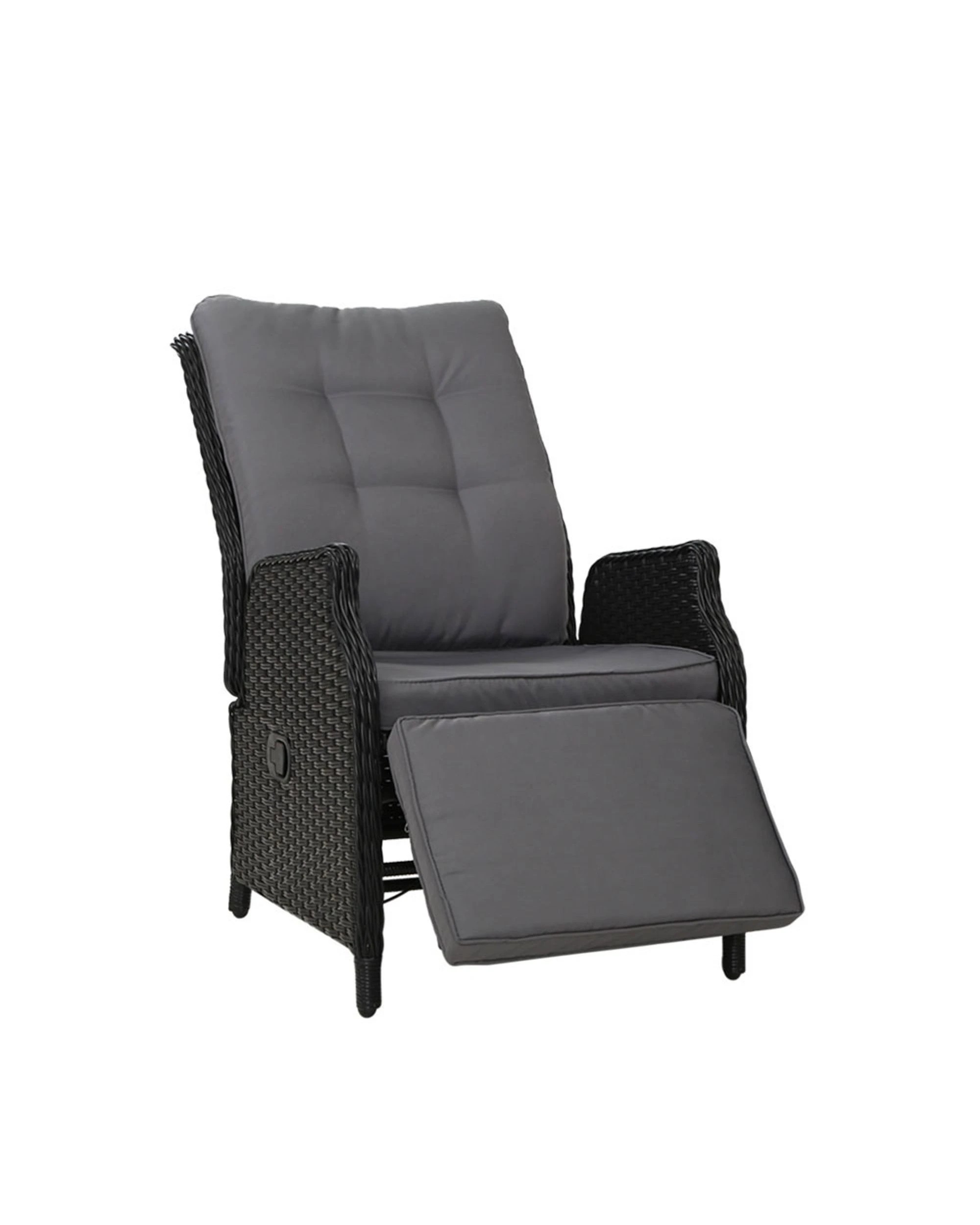1 Gardeon Recliner Chairs - Black