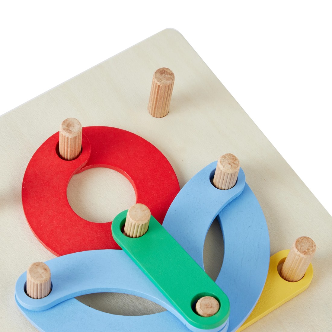 5 Wooden Play Letter and Number Peg Puzzle, 5 of 6