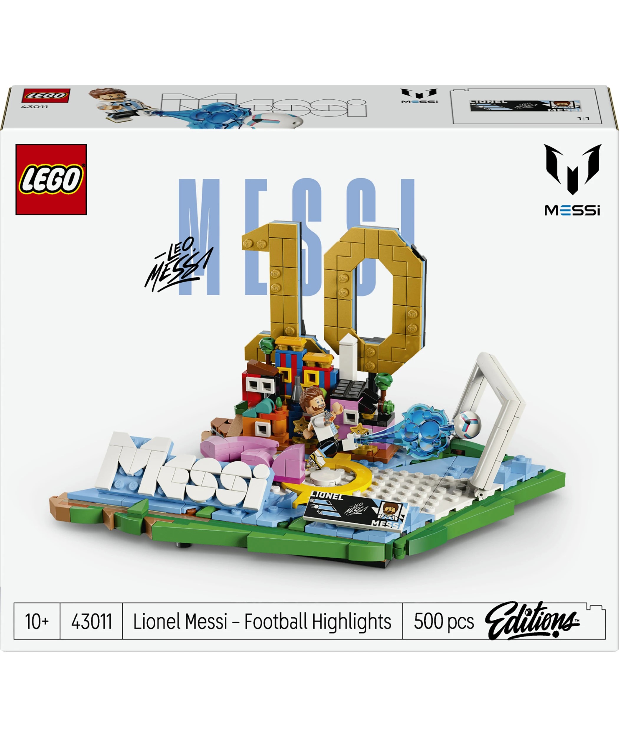 1 LEGO Editions Football Lionel Messi – Football Highlights 43011, 1 of 10