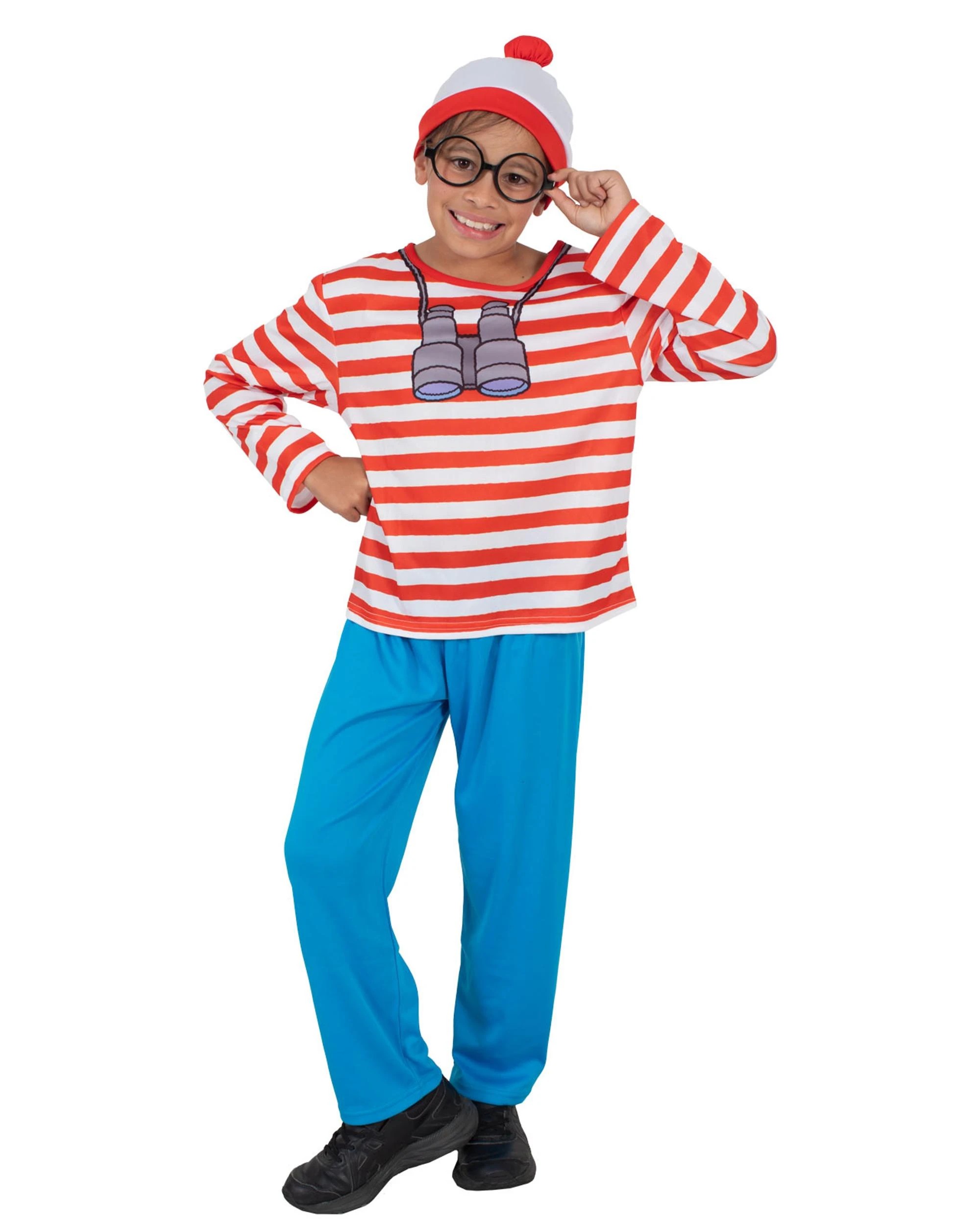 4 Where's Wally Child Costume Size 3-5 Years, 4 of 4