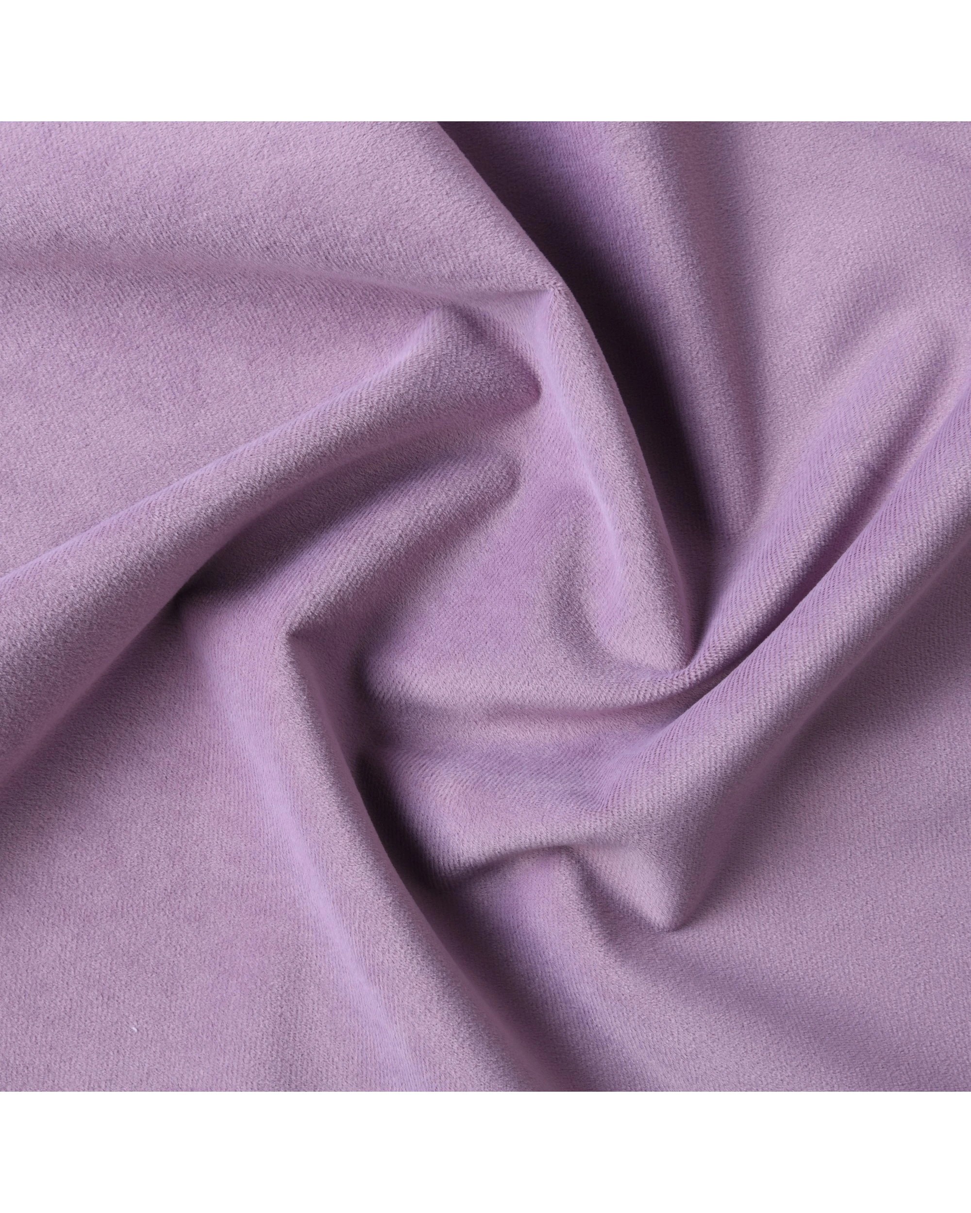 5 Cadence & Co. Byron Matte Velvet 100% Blockout Eyelet Curtain Twin Pack 90x223cm - Lilac, 5 of 5
