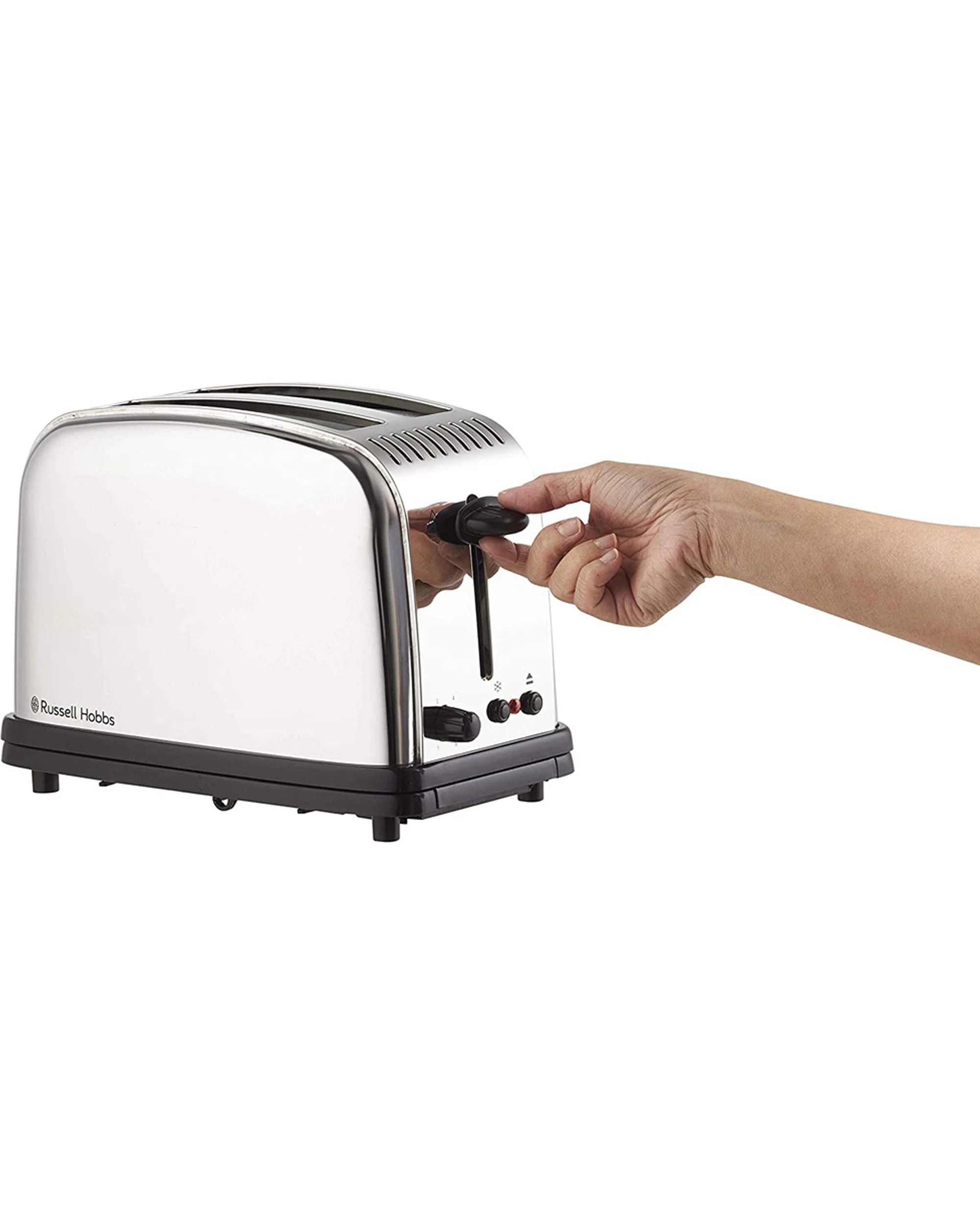 3 Russell Hobbs RHT12BRU Classic 2-Slice Toaster, 3 of 4